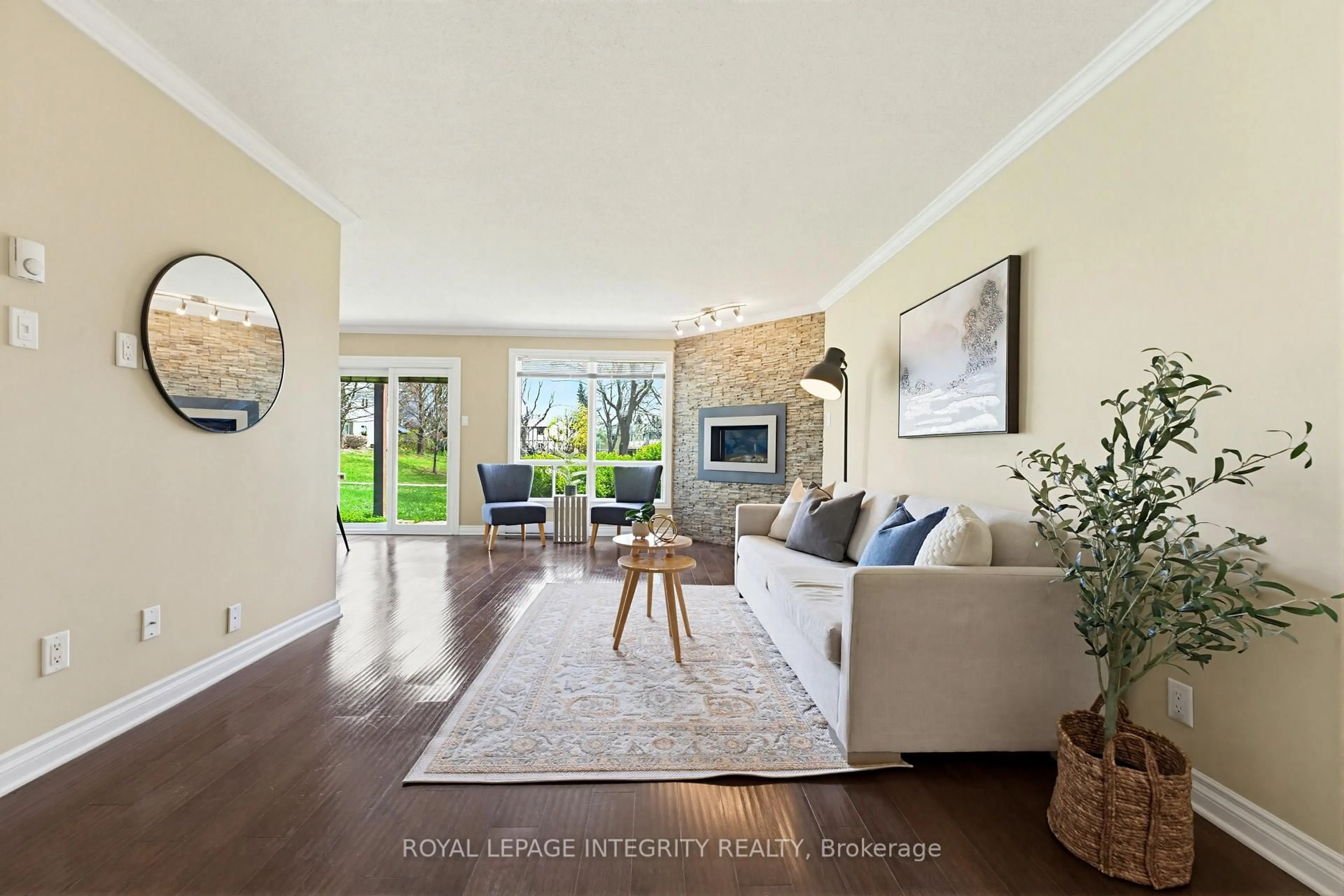 Living room with furniture, unknown for 35A Stonehaven Dr, Ottawa Ontario K2M 1E3
