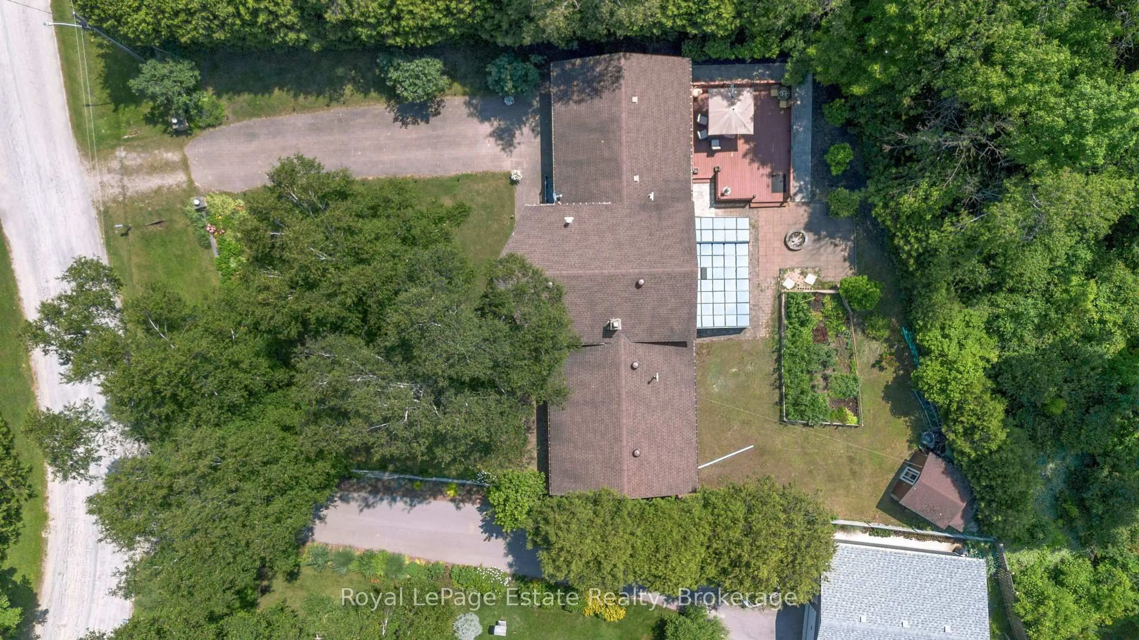 A pic from outside/outdoor area/front of a property/back of a property/a pic from drone, unknown for 97 Dorena Cres, South Bruce Peninsula Ontario N0H 2G0