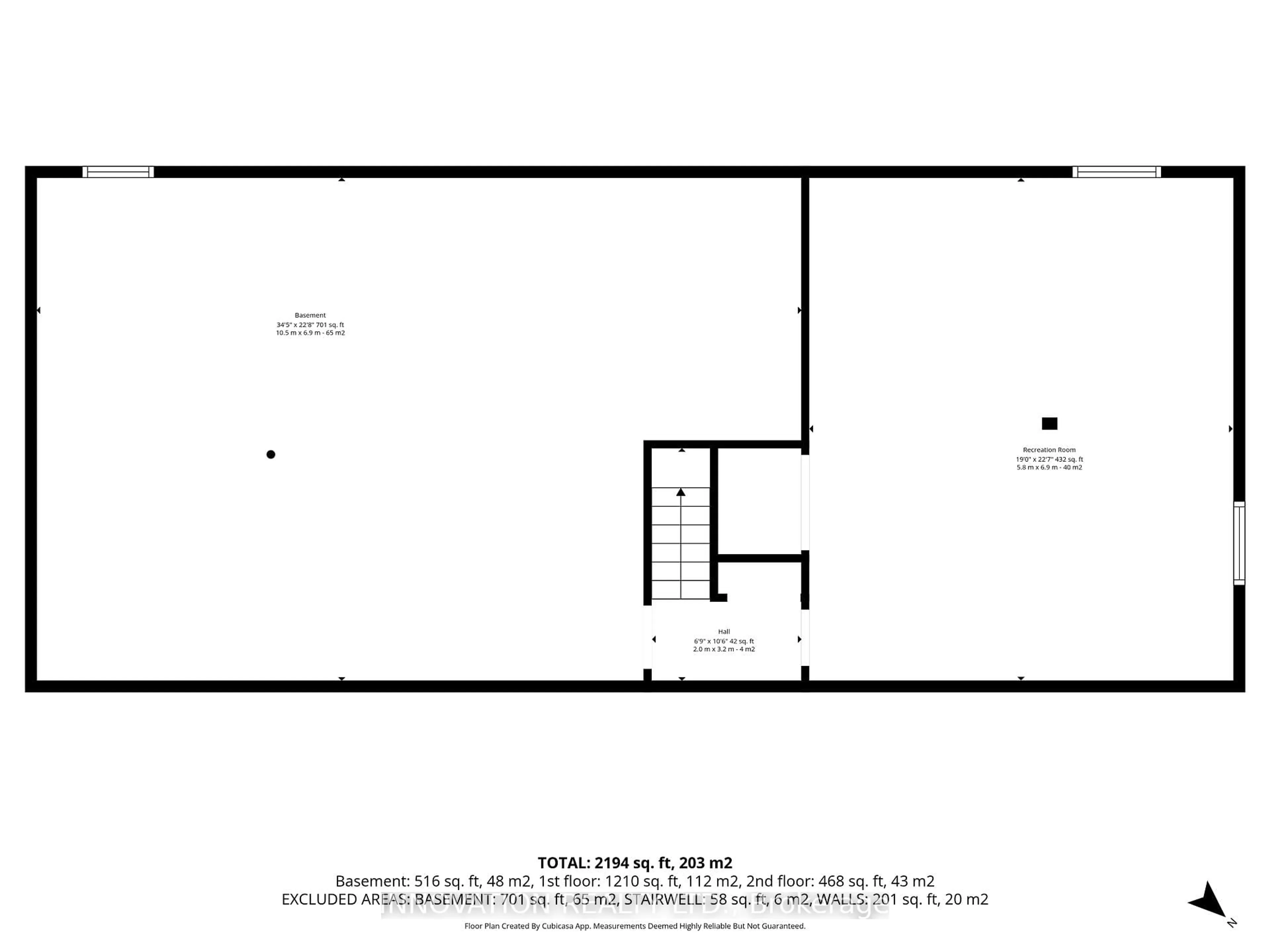 Floor plan for 25 King St, Richmond Ontario K0A 2Z0