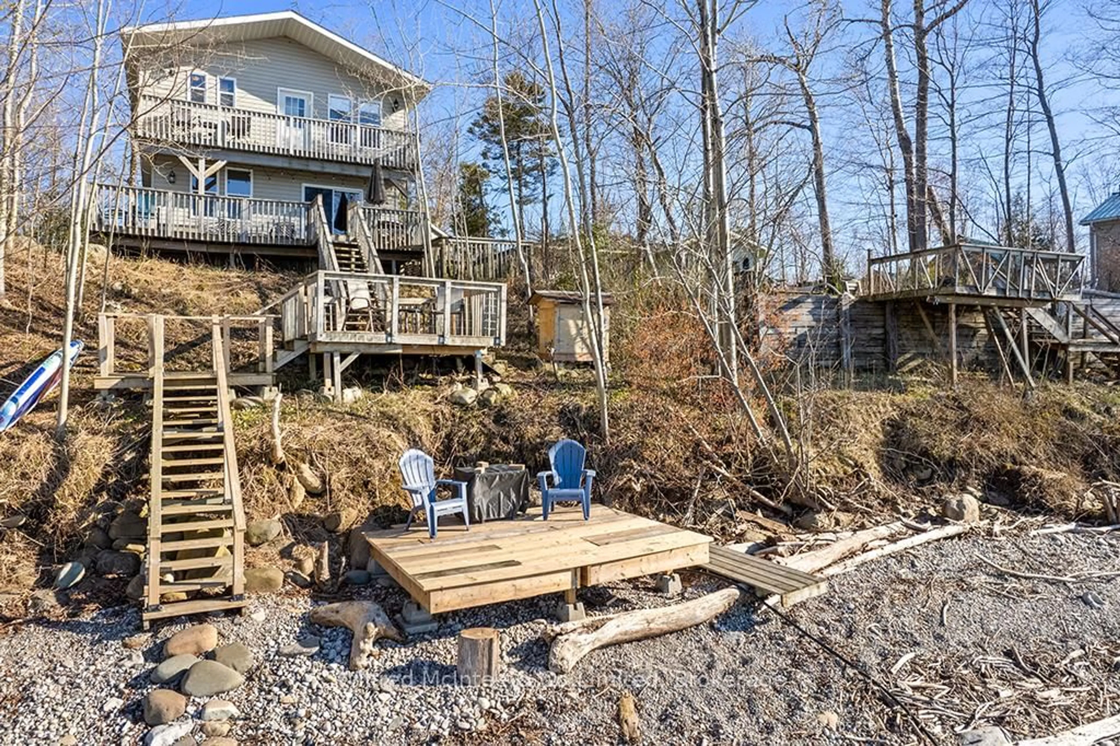 Patio, water/lake/river/ocean view for 639 BRUCE ROAD 13, Native Leased Lands Ontario N0H 2L0