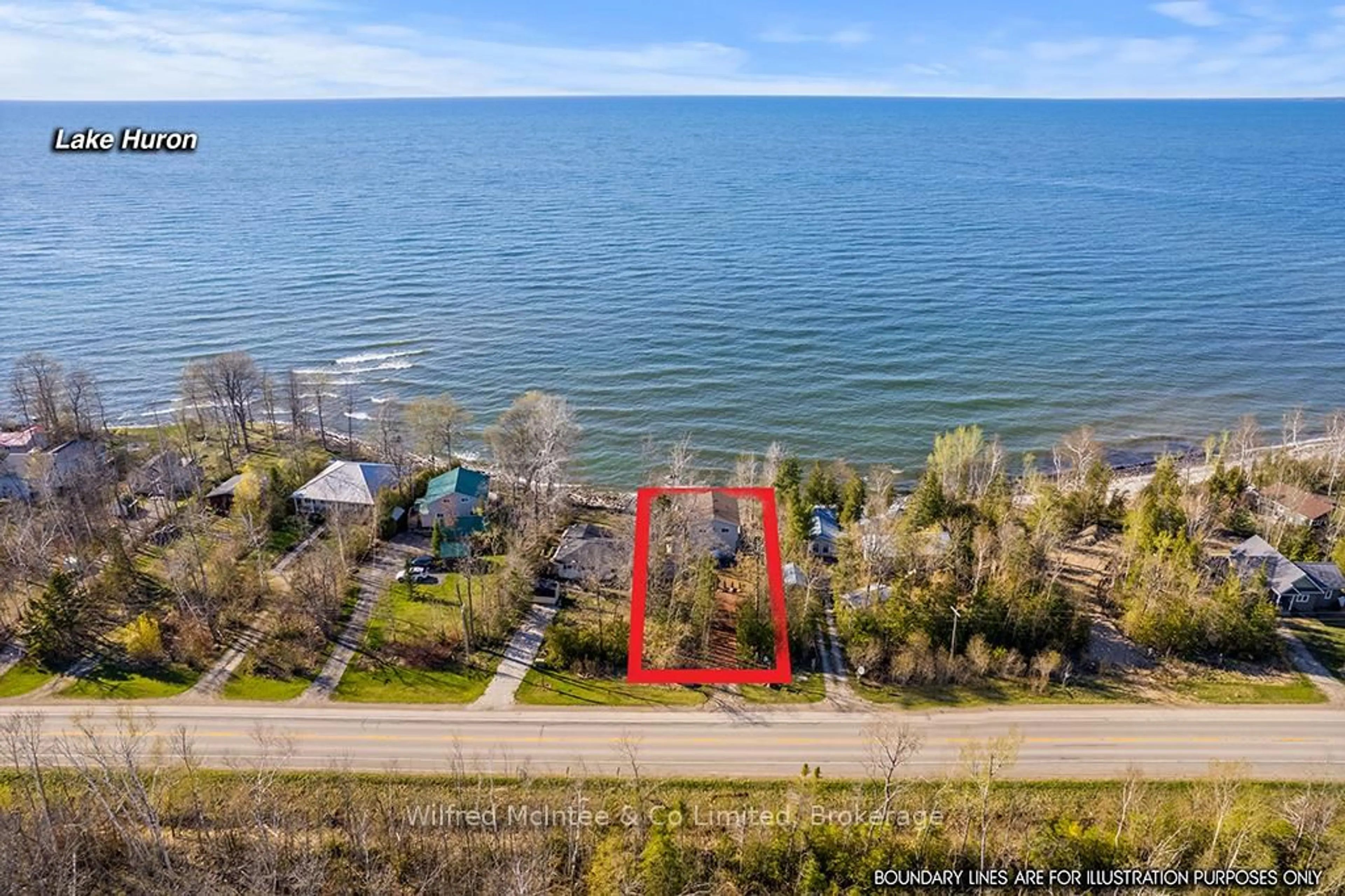 A pic from outside/outdoor area/front of a property/back of a property/a pic from drone, water/lake/river/ocean view for 639 BRUCE ROAD 13, Native Leased Lands Ontario N0H 2L0