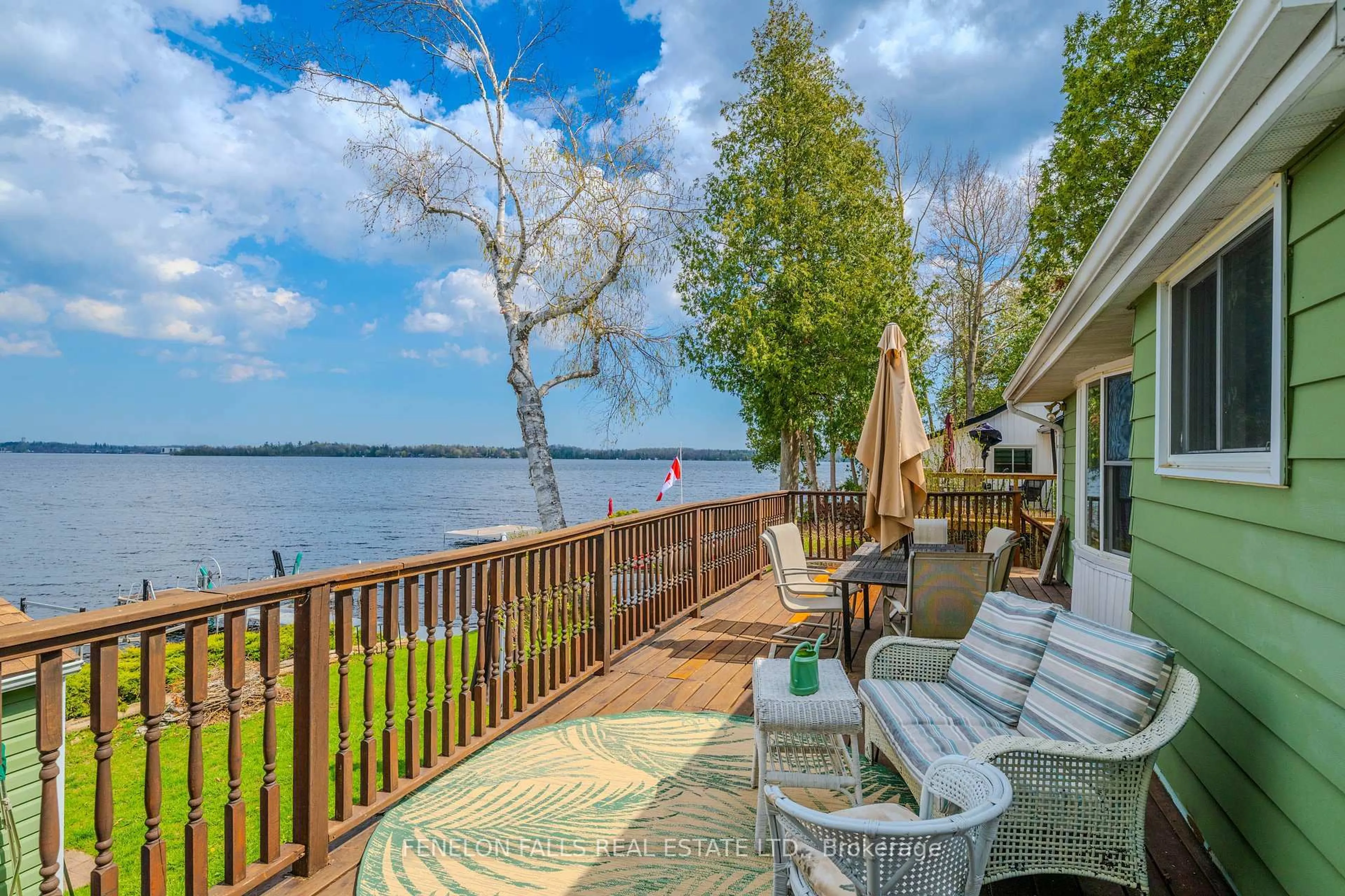 Patio, water/lake/river/ocean view for 39 Bayview Rd, Kawartha Lakes Ontario K0M 1N0