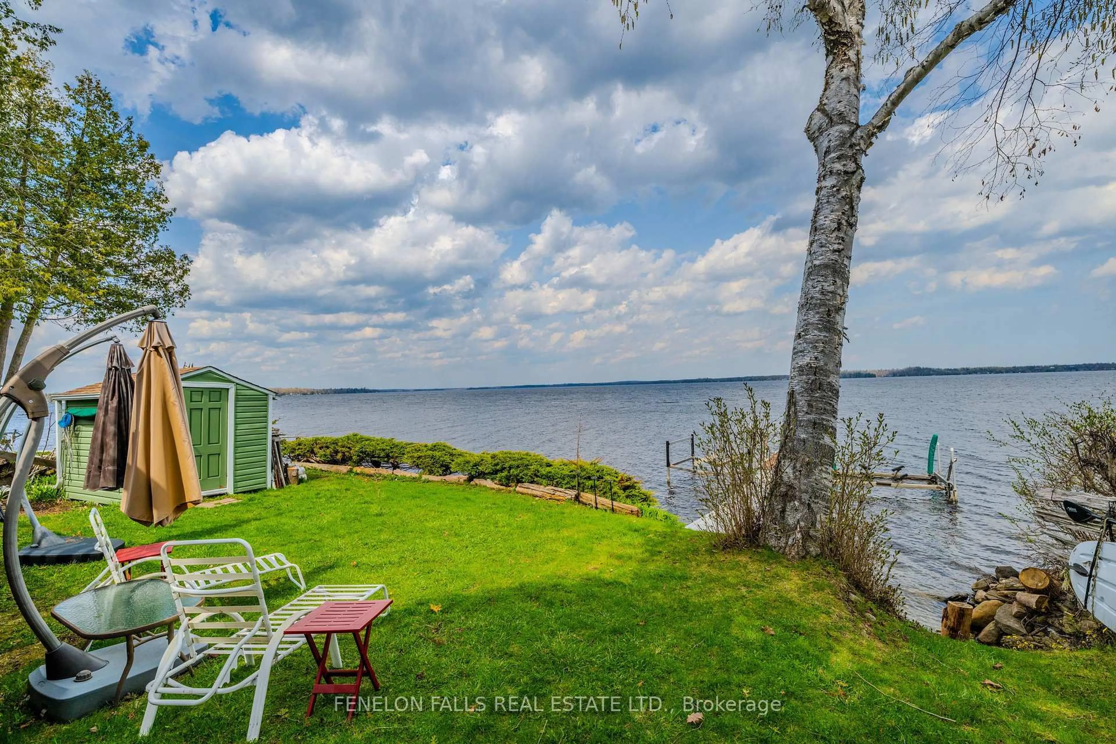 Patio, water/lake/river/ocean view for 39 Bayview Rd, Kawartha Lakes Ontario K0M 1N0