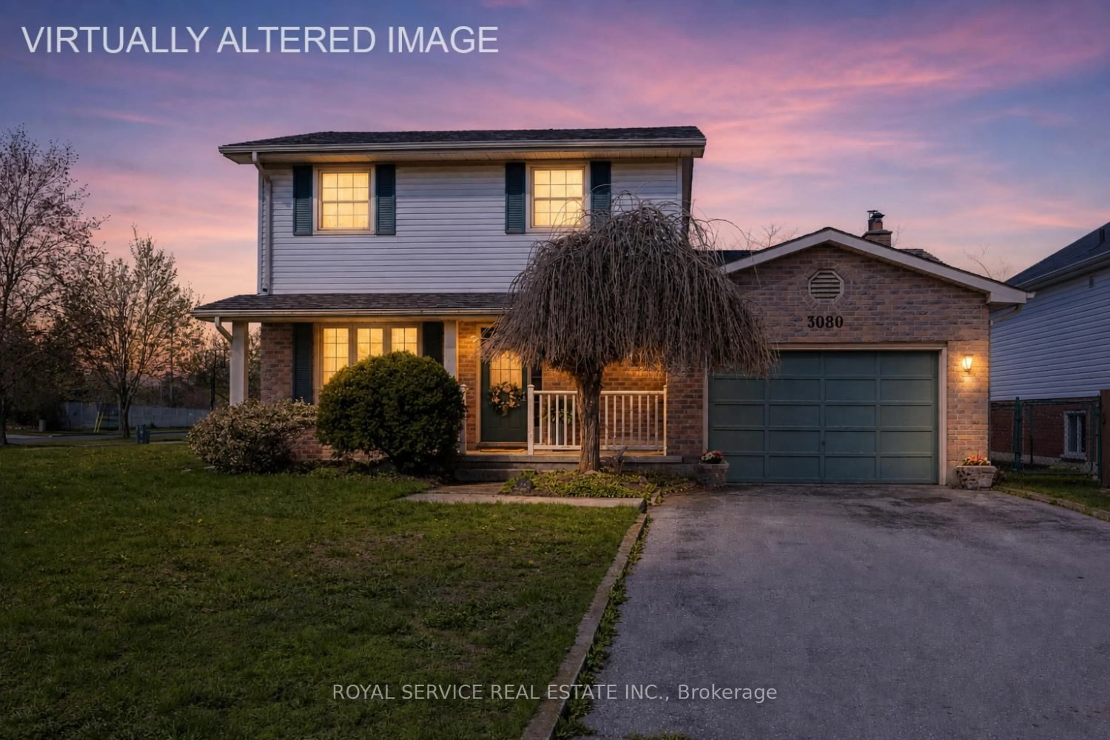 Home with vinyl exterior material, street for 3080 Frances Stewart Rd, Peterborough Ontario K9H 7J7