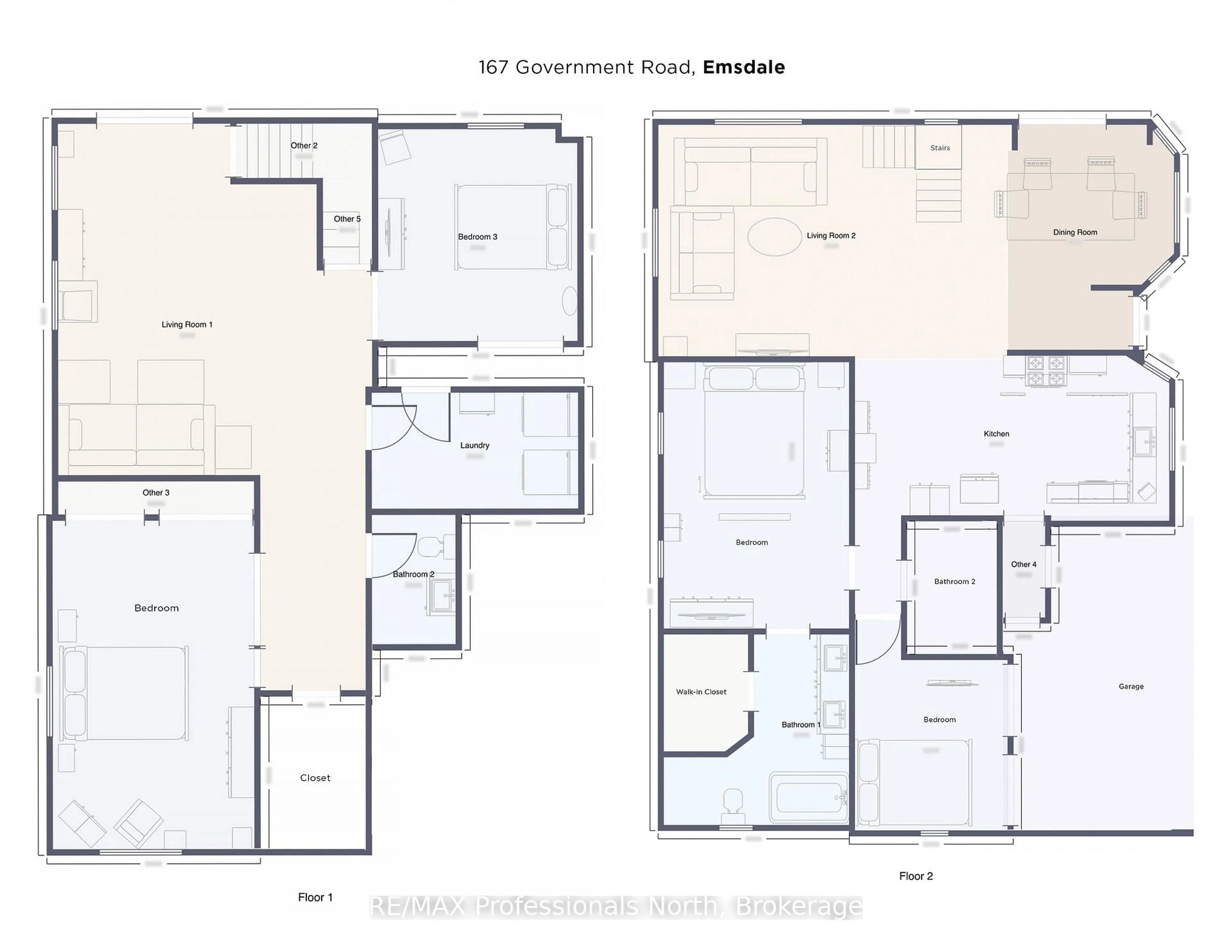 Floor plan for 167 Old Government Rd, Perry Ontario P0A 1J0