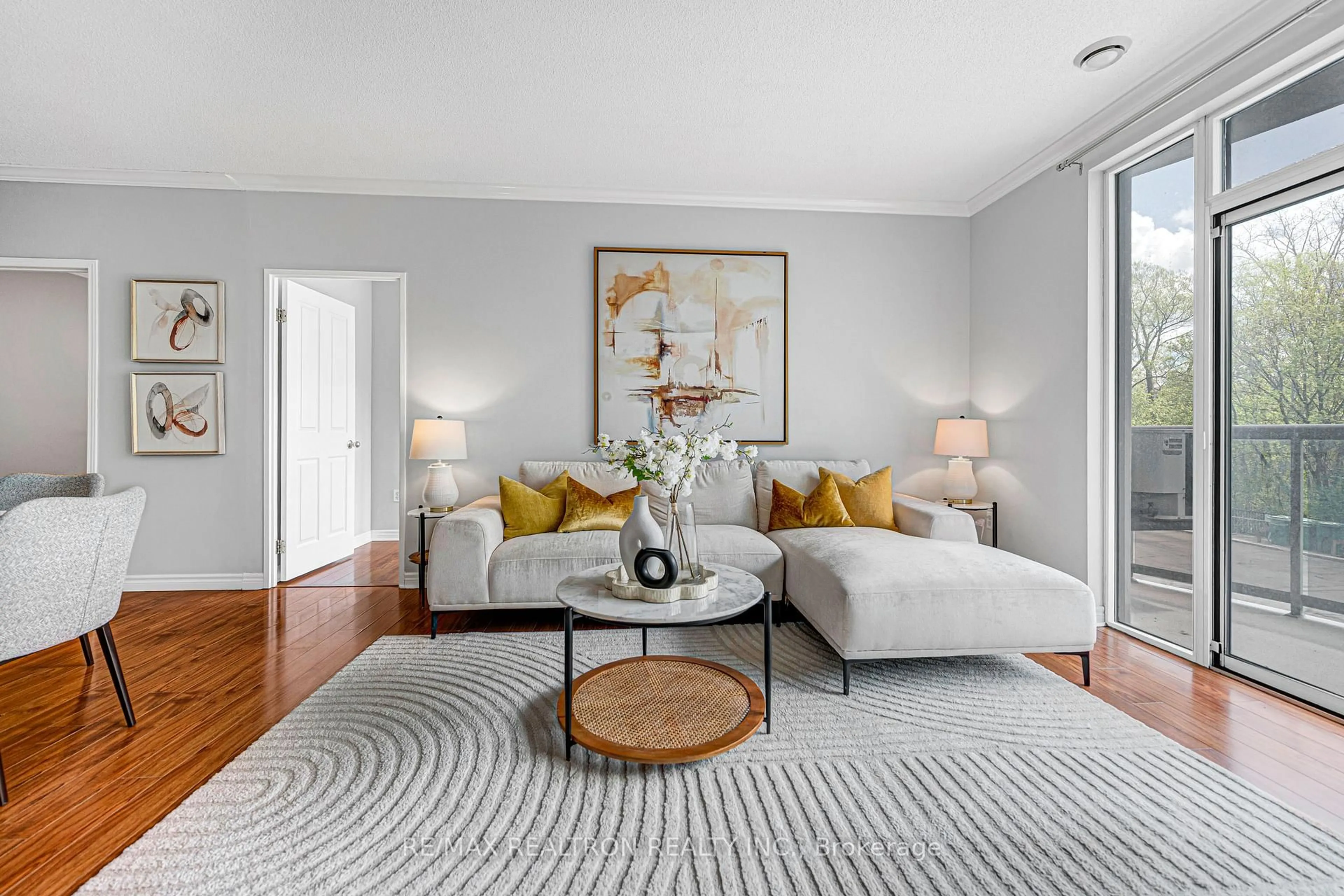 Living room with furniture, unknown for 255 Keats Way #203, Waterloo Ontario N2L 6N6