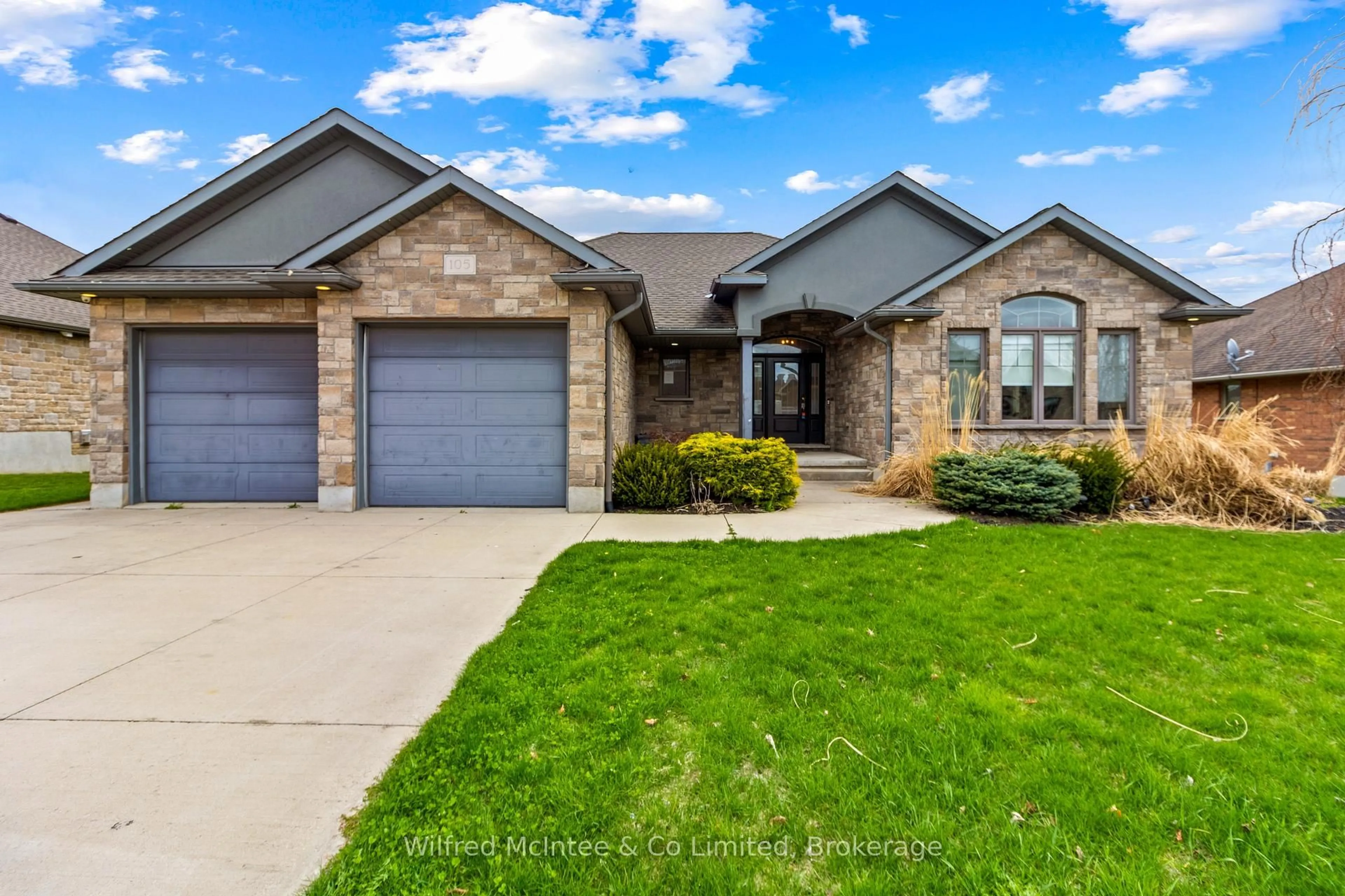 Home with brick exterior material, street for 105 12th Avenue A Ave, Hanover Ontario N4N 3V1