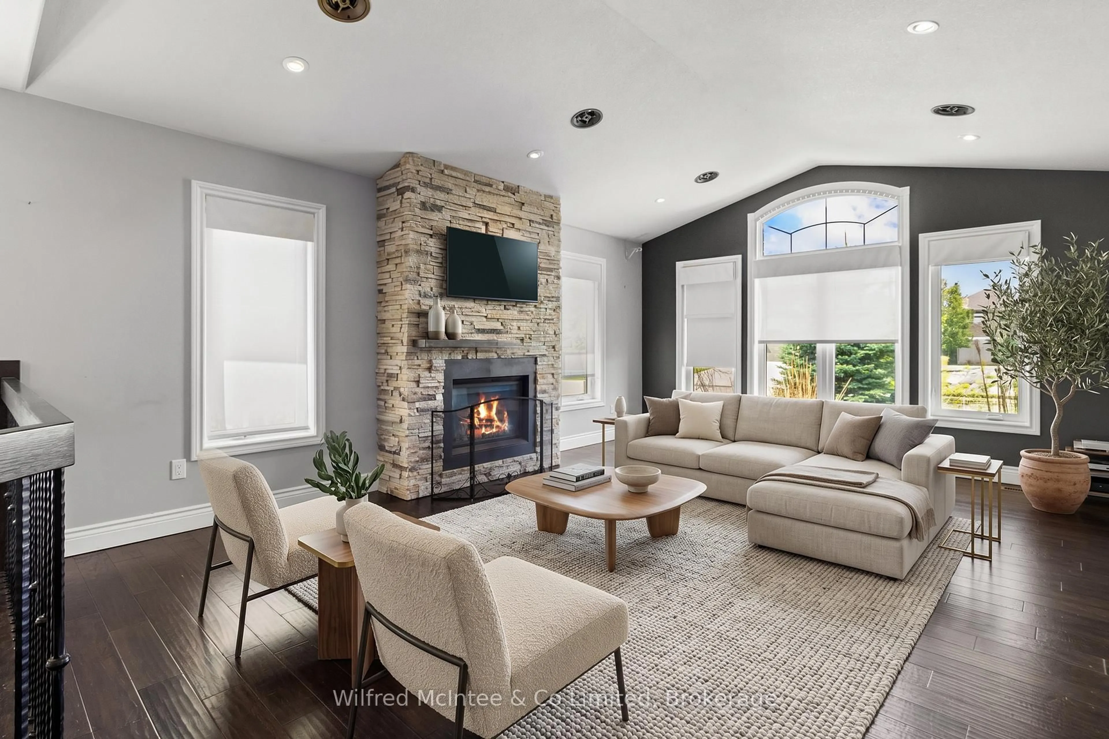 Living room with furniture, unknown for 105 12th Avenue A Ave, Hanover Ontario N4N 3V1