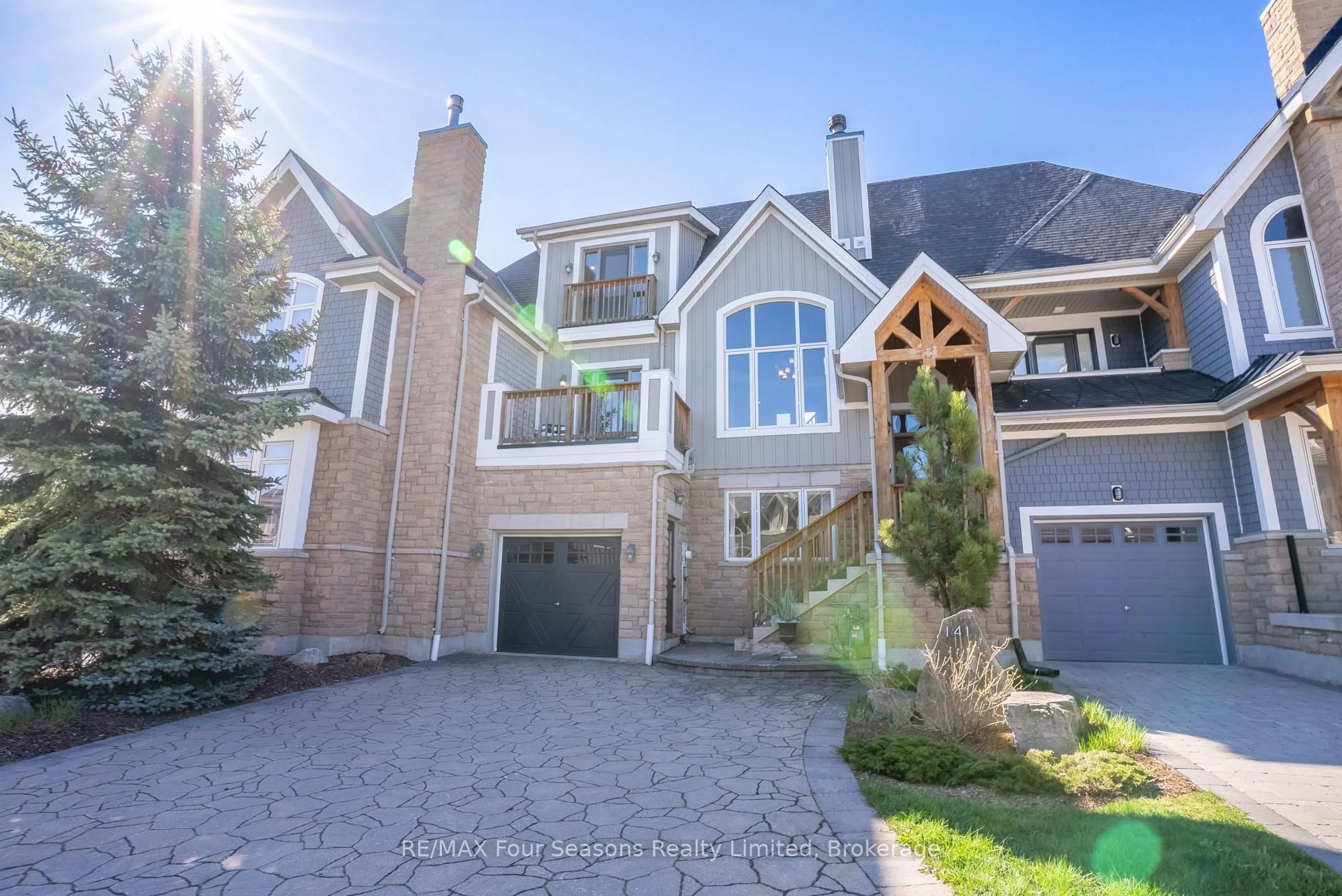 Home with brick exterior material, street for 141 Venture Blvd, Blue Mountains Ontario L9Y 0B5