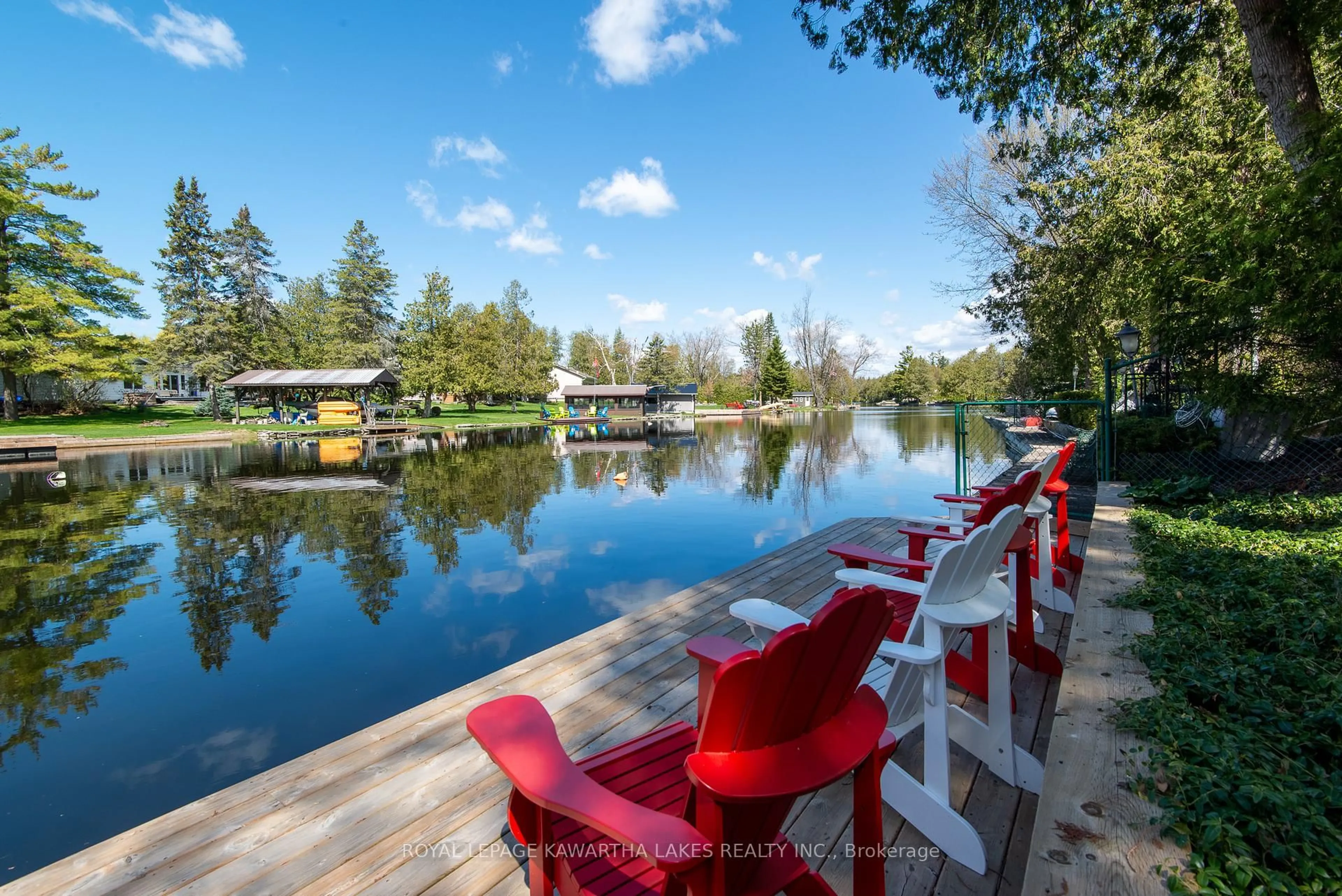 Patio, water/lake/river/ocean view for 3 Lagoon Dr, Kawartha Lakes Ontario K0M 1N0