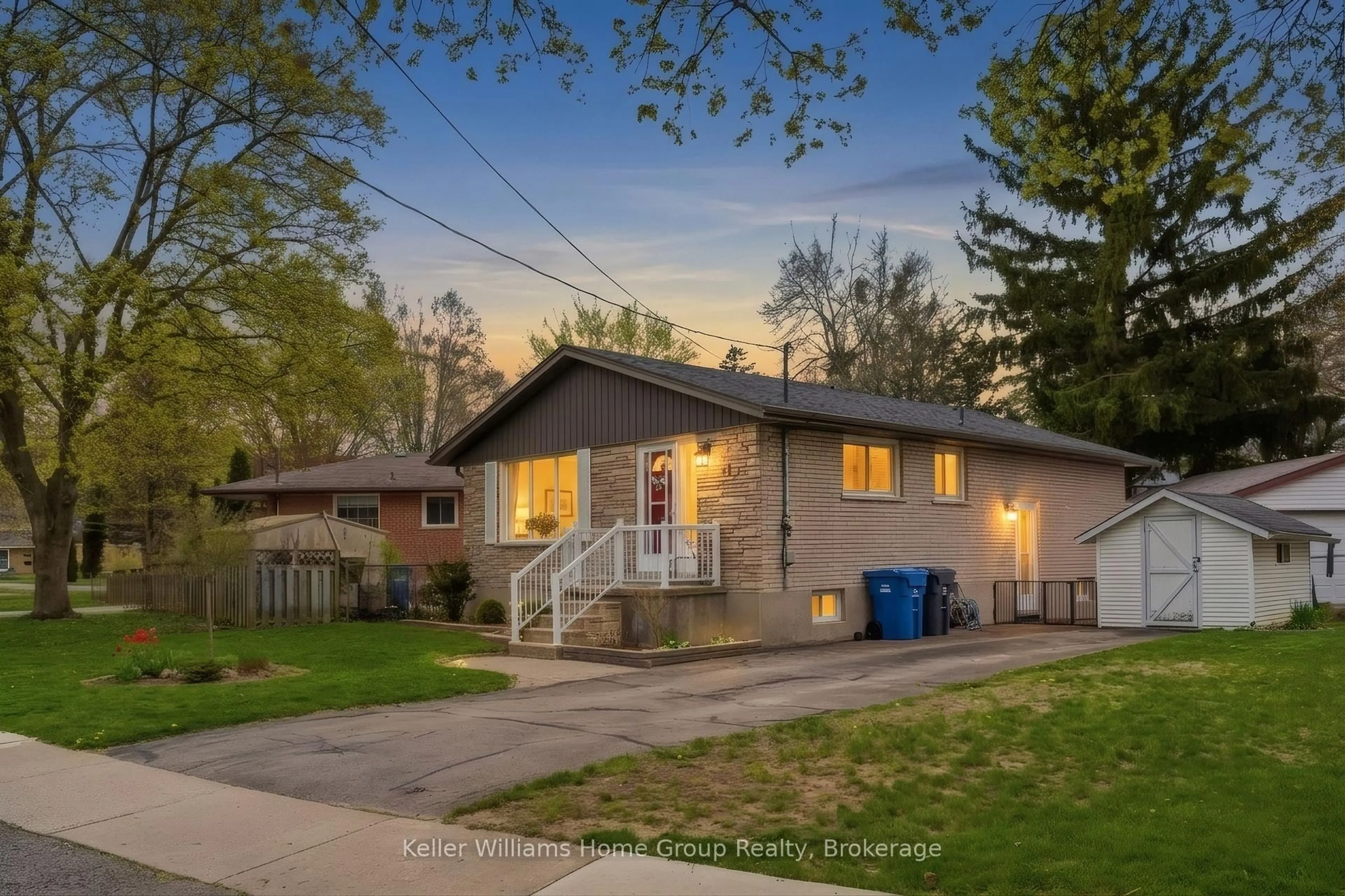 Home with brick exterior material, street for 48 Sunnylea Cres, Guelph Ontario N1E 1W4