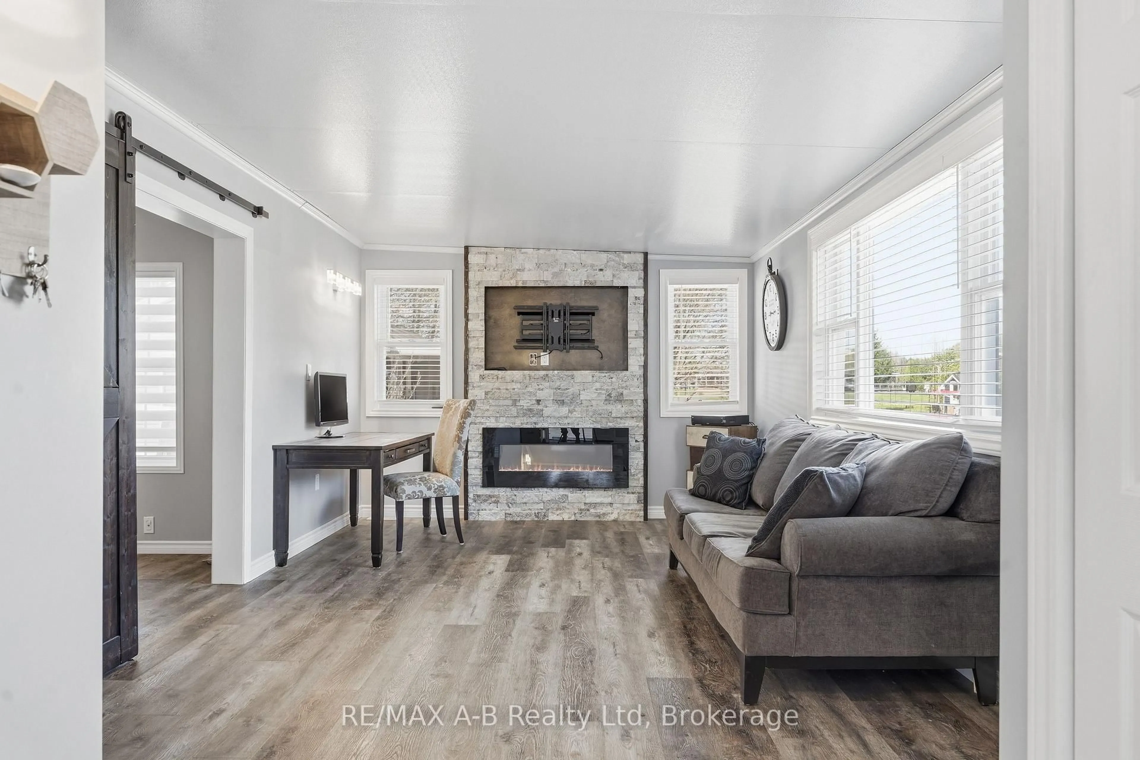 Living room with furniture, unknown for 923590 Road 92 Rd #601, Zorra Ontario N0J 1J0