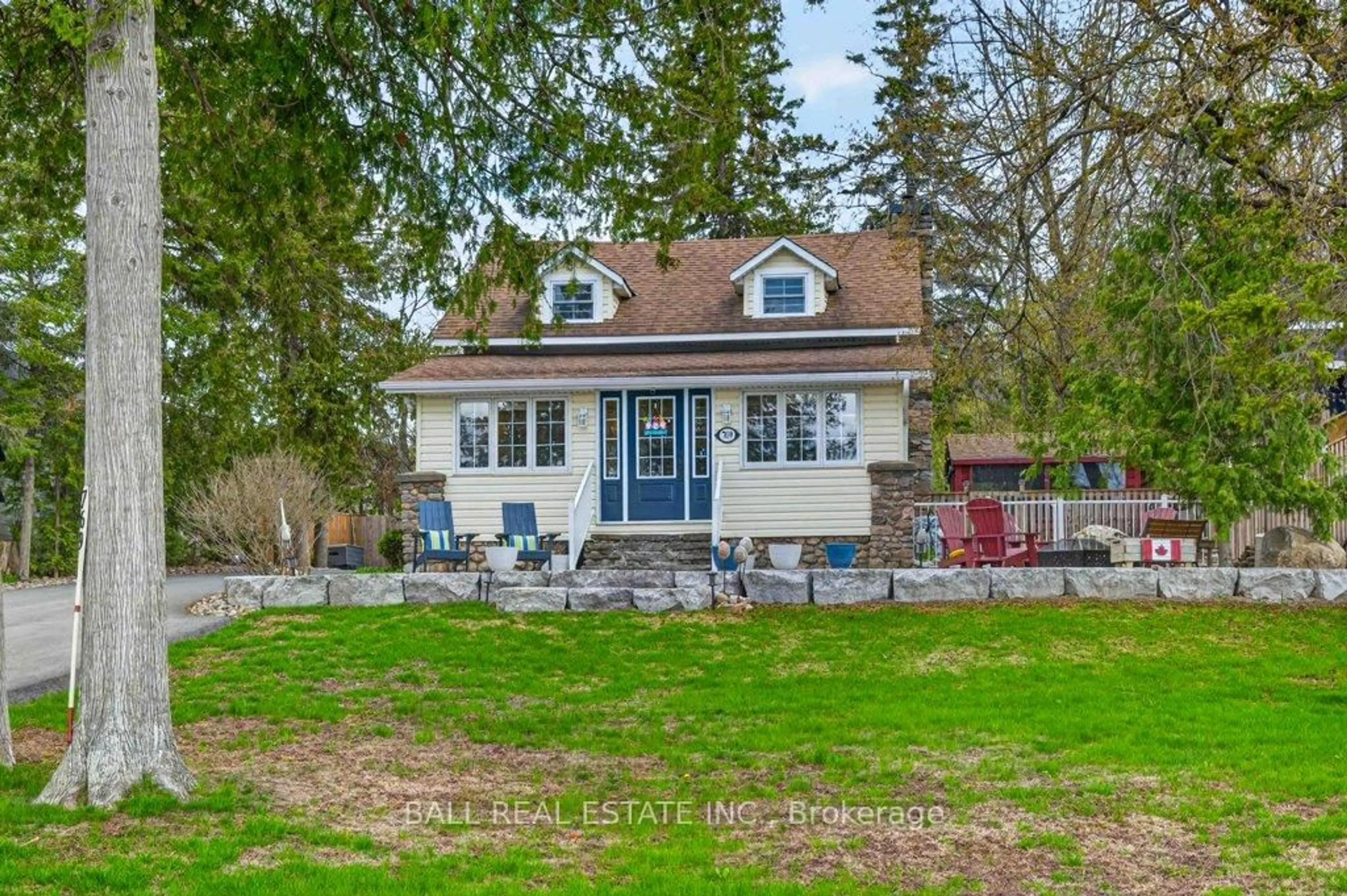 A pic from outside/outdoor area/front of a property/back of a property/a pic from drone, street for 769 Cedar Glen Rd, Kawartha Lakes Ontario K0M 1L0