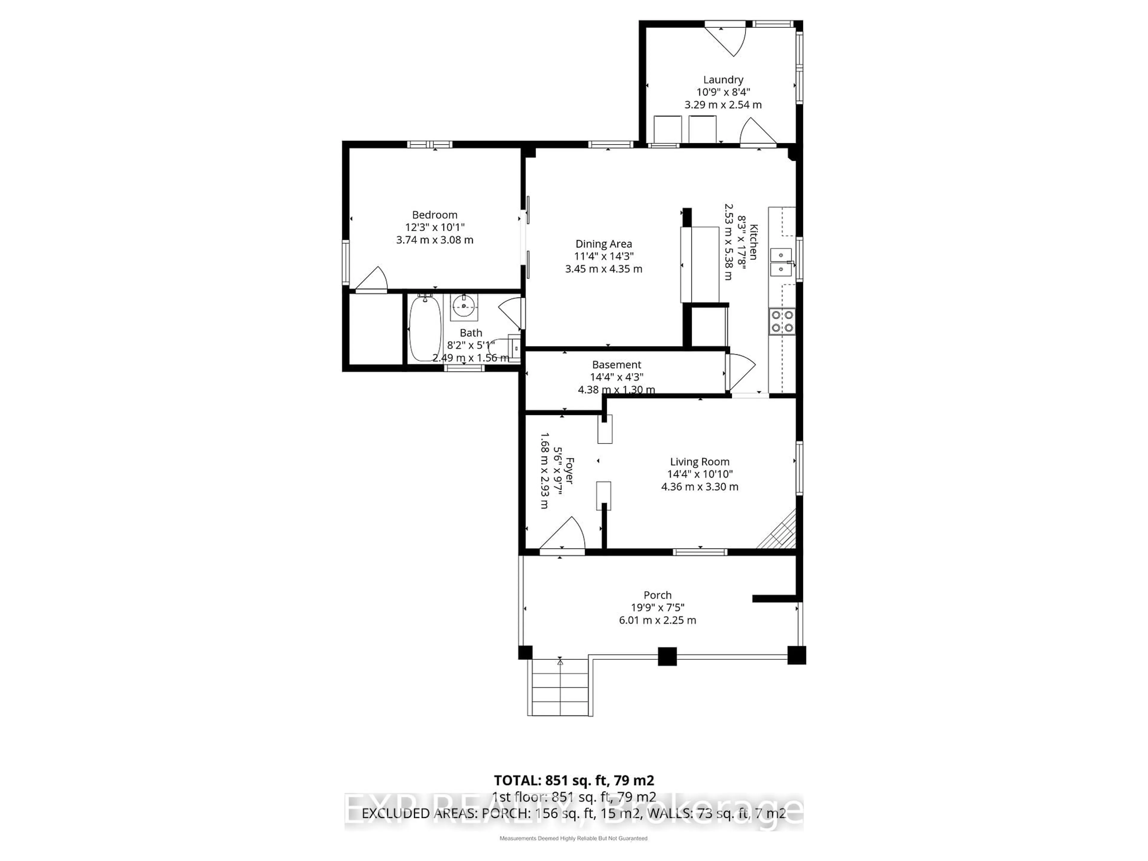 Floor plan for 33 Burton St, Belleville Ontario K8P 1E5