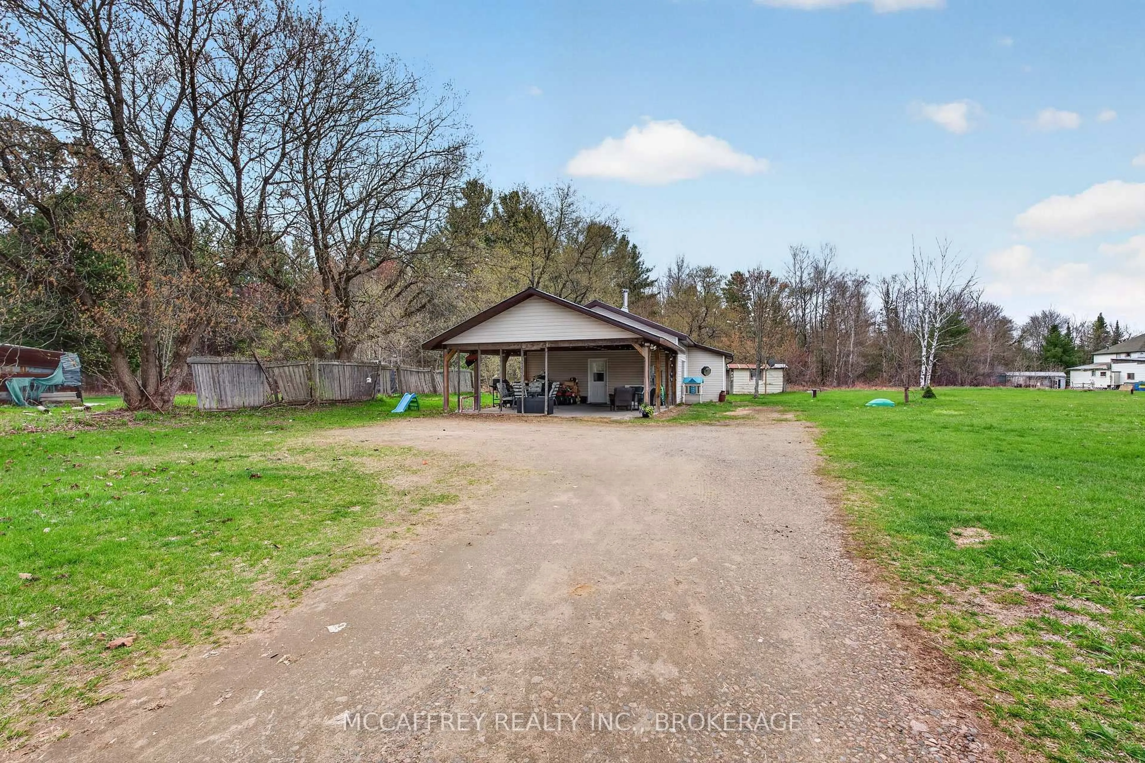 A pic from outside/outdoor area/front of a property/back of a property/a pic from drone, street for 14 Glastonbury Rd, Addington Highlands Ontario K0H 2G0