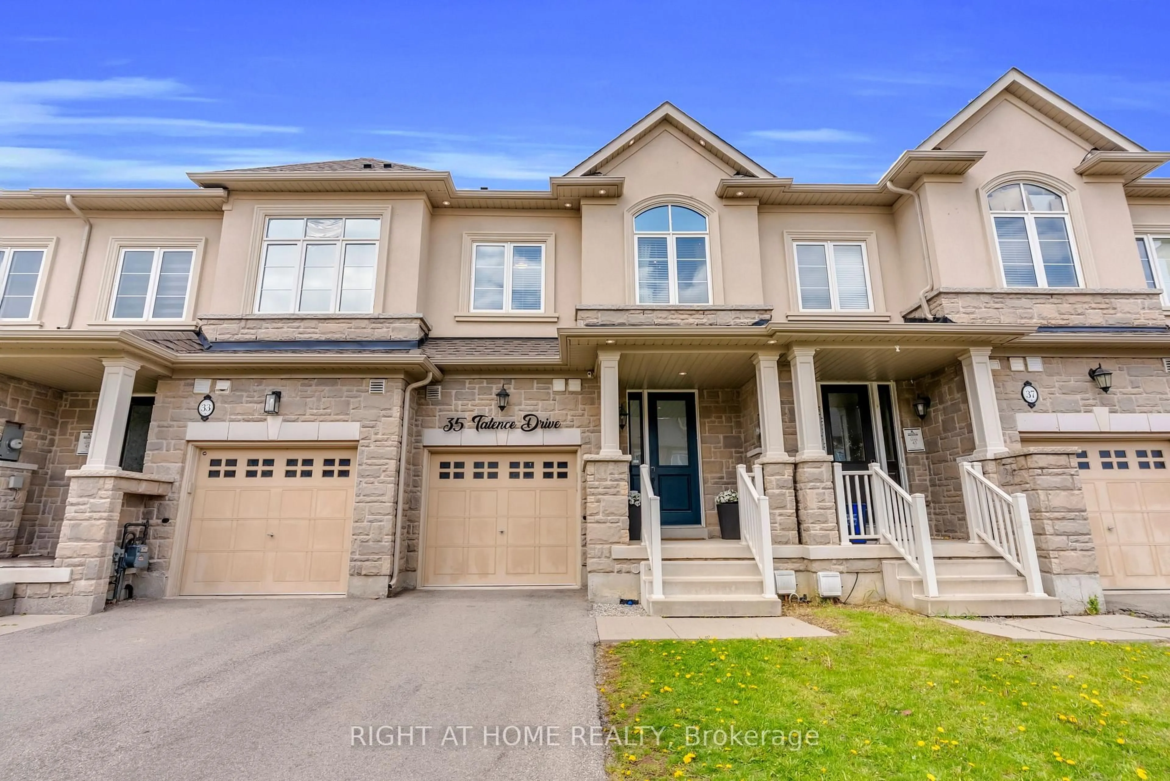 Home with brick exterior material, street for 35 Talence Dr, Hamilton Ontario L8J 0L2