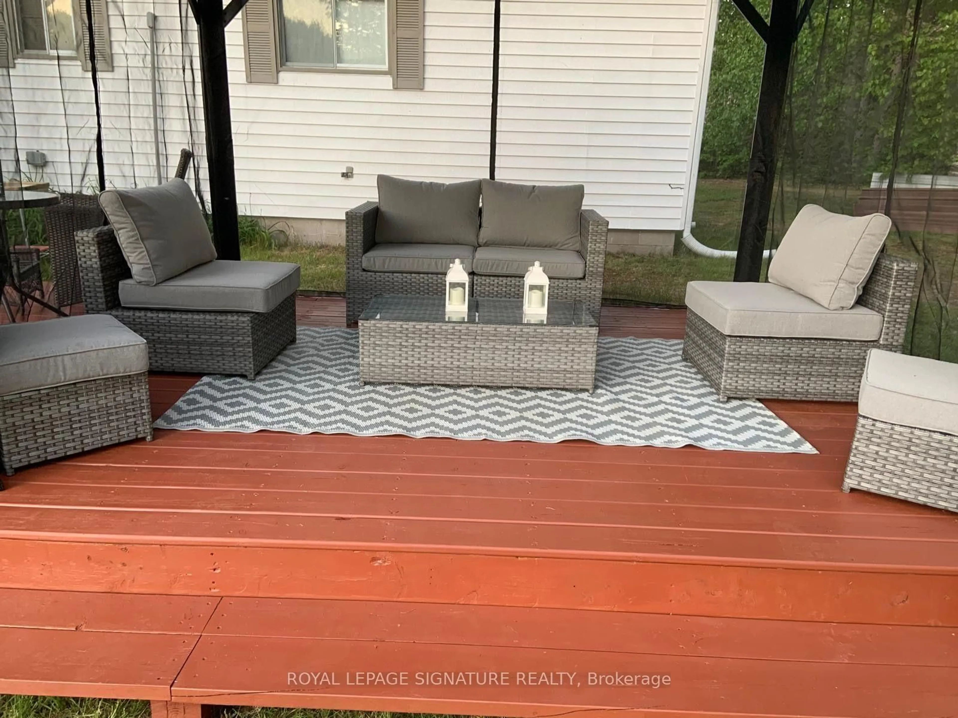 Patio, water/lake/river/ocean view for 132 Lower Faraday Rd, Bancroft Ontario K0L 1C0