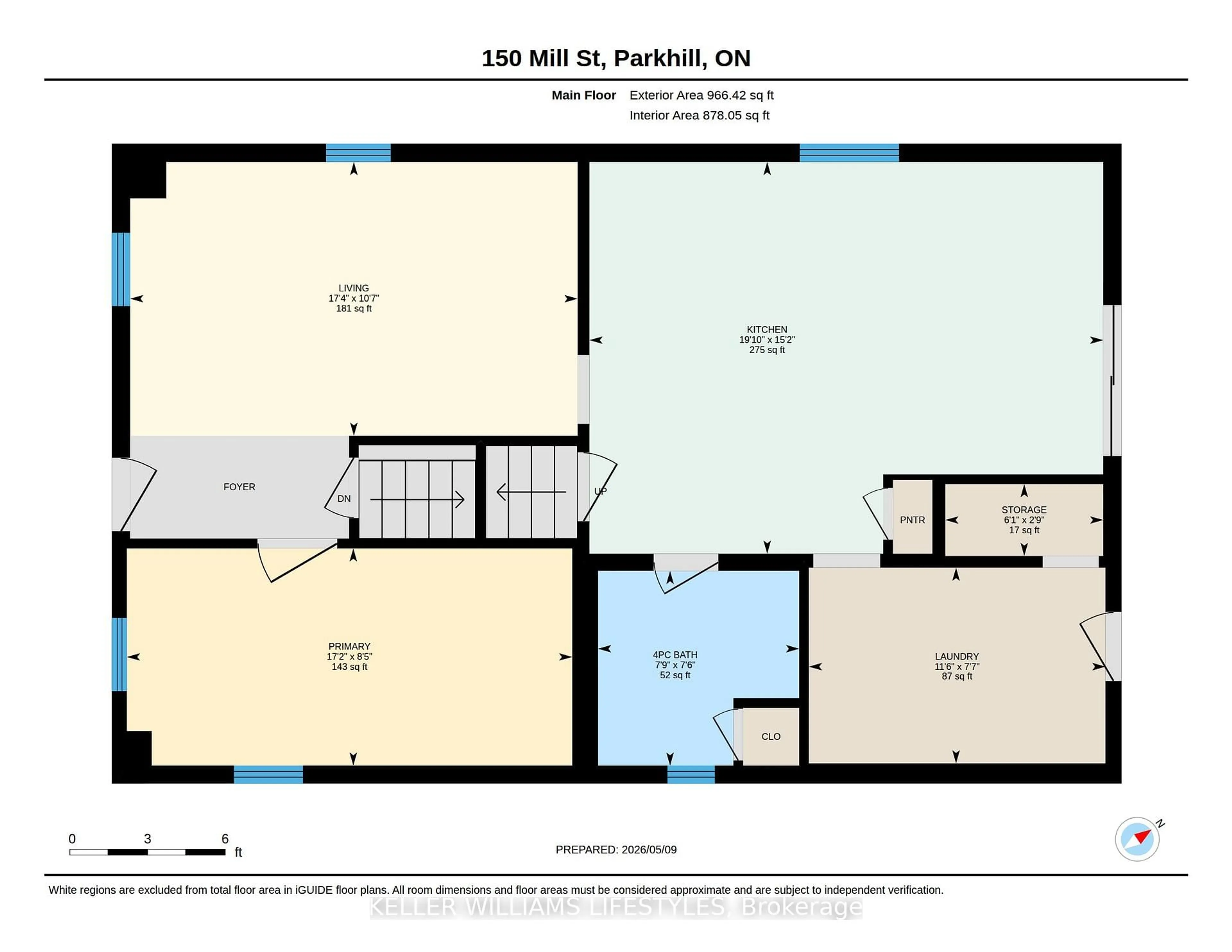 Floor plan for 150 Mill St, North Middlesex Ontario N0M 2K0