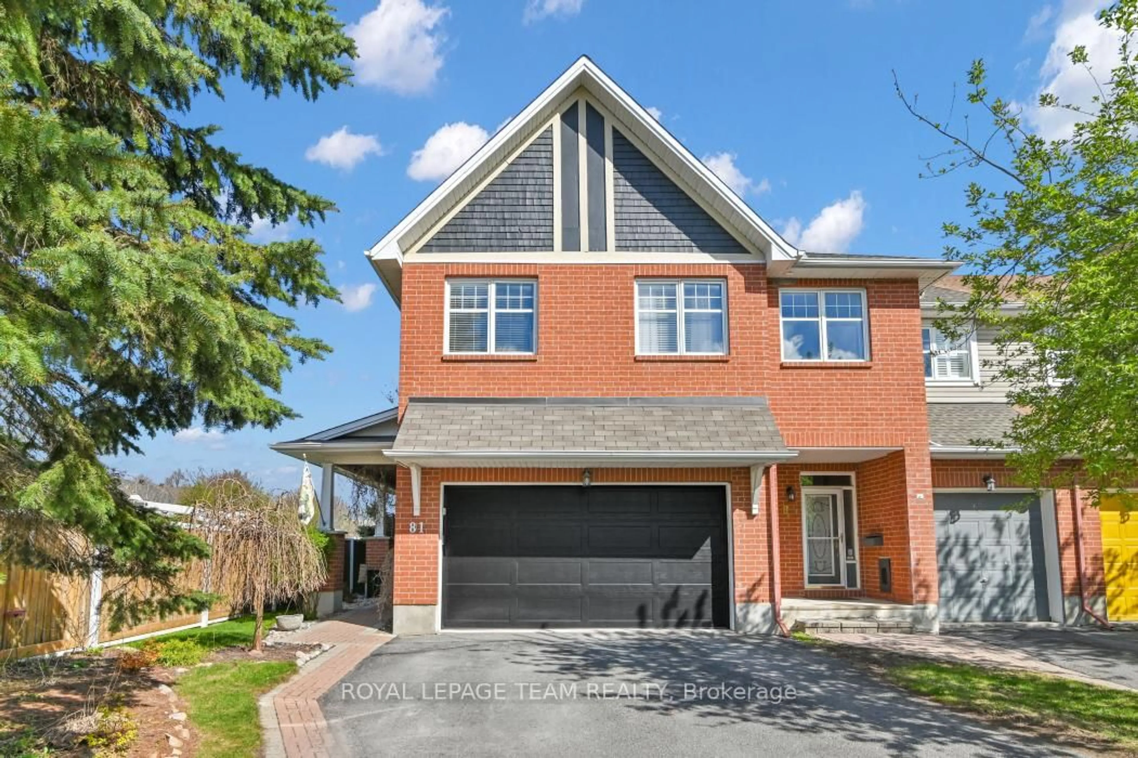 Home with brick exterior material, street for 81 Ambiance Dr, Ottawa Ontario K2G 6Y3