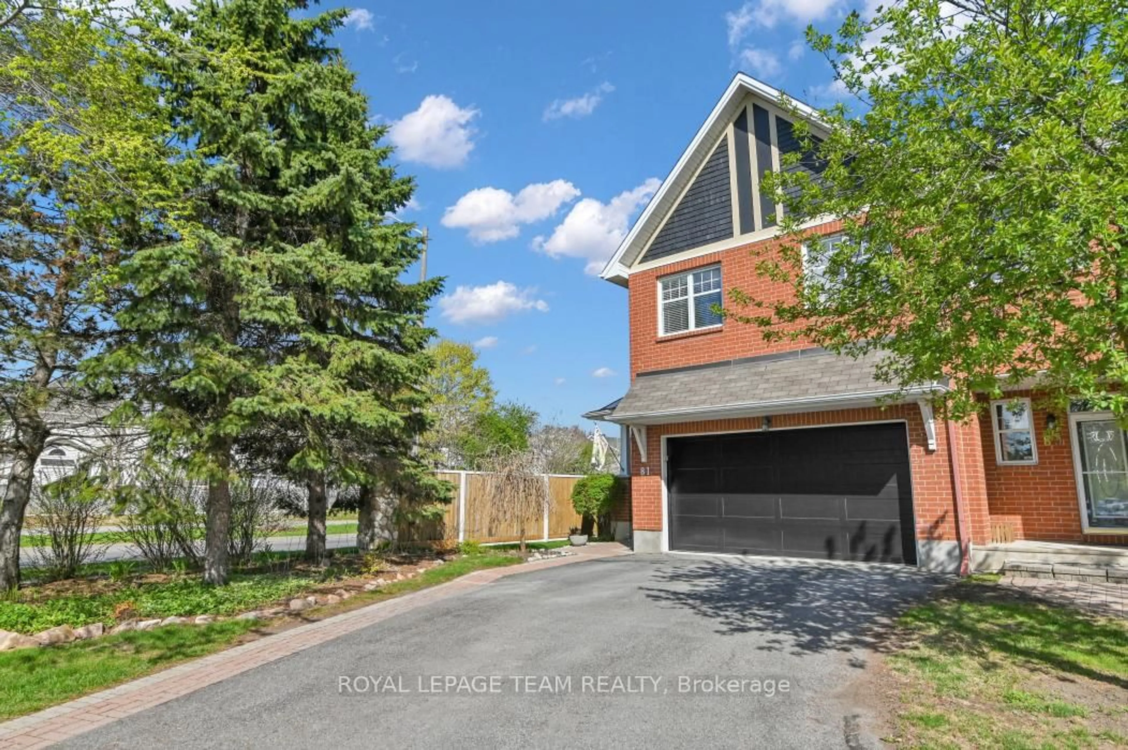 Home with brick exterior material, street for 81 Ambiance Dr, Ottawa Ontario K2G 6Y3