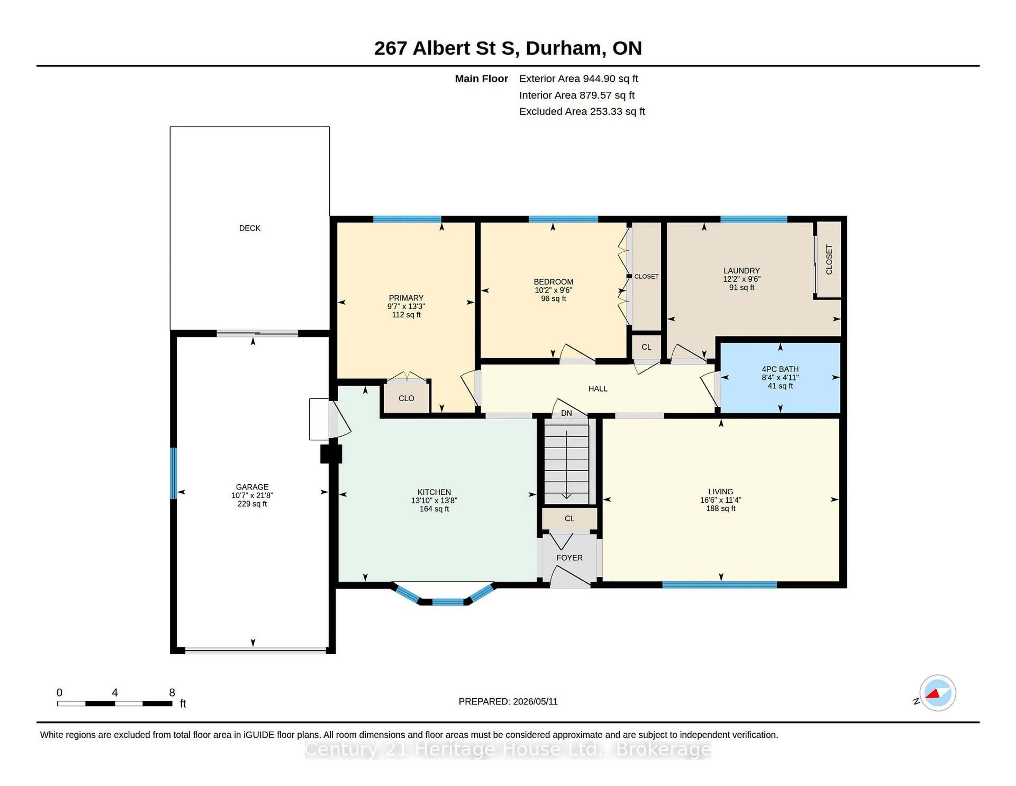 Floor plan for 267 Albert St, West Grey Ontario N0G 1R0