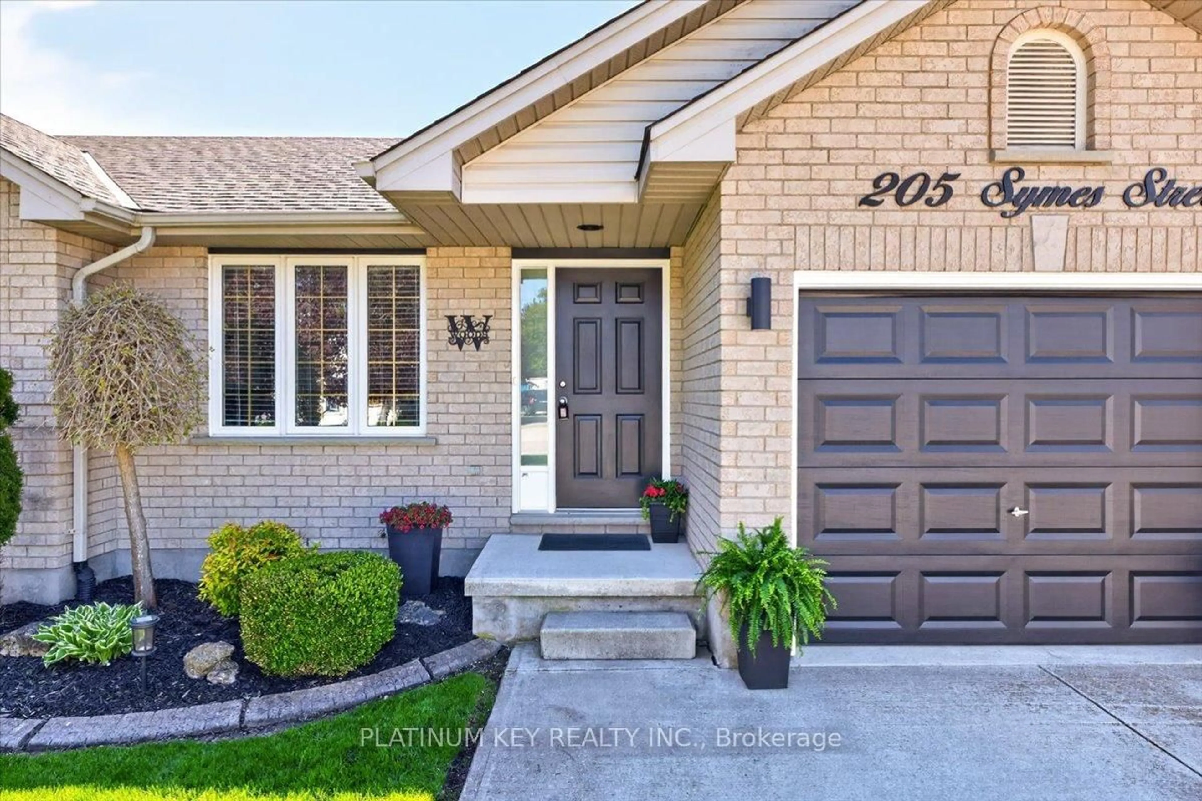Home with brick exterior material, street for 205 Symes St, Southwest Middlesex Ontario N0L 1M0