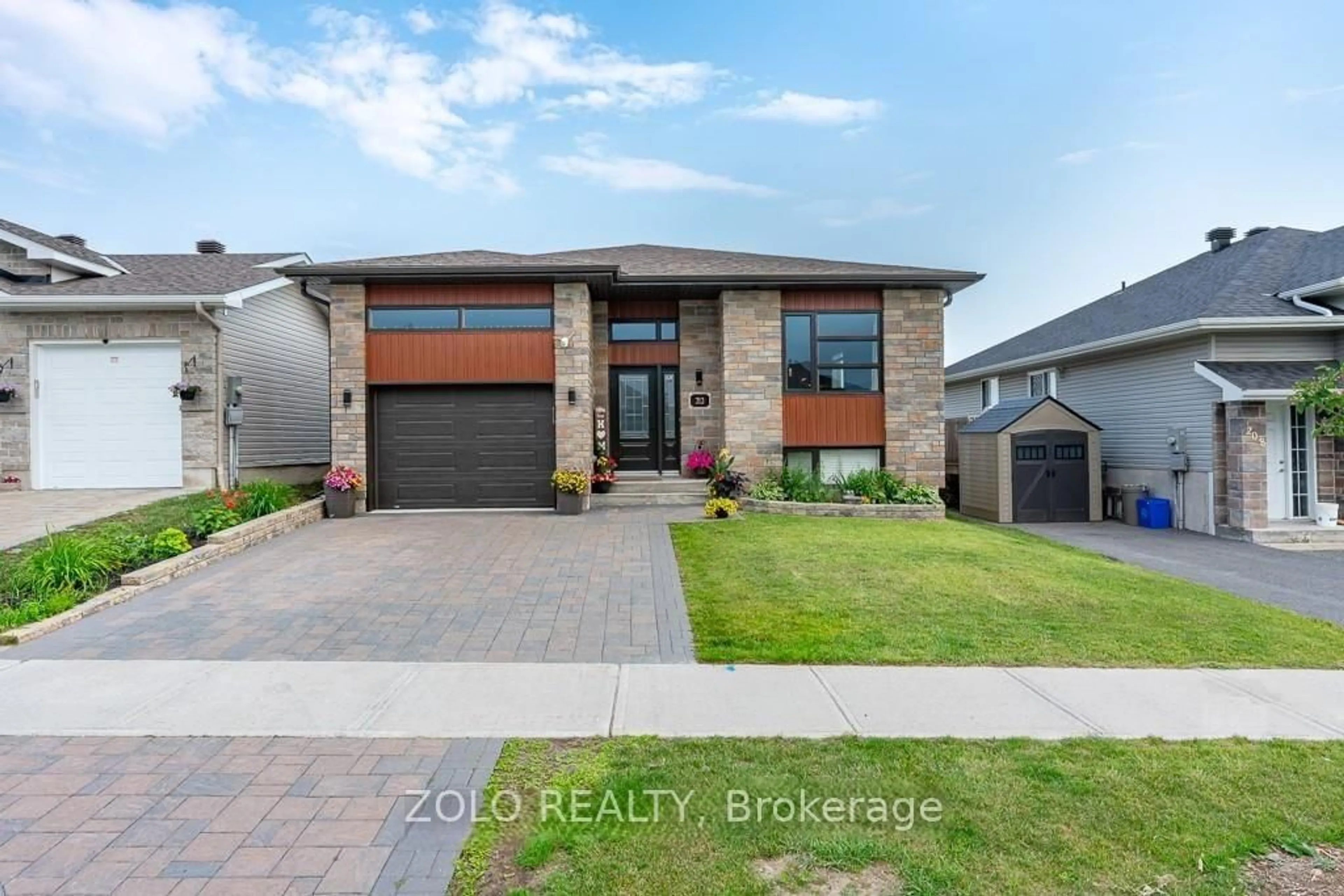 Home with brick exterior material, street for 212 Bellwood Dr, Cornwall Ontario K6H 0G9