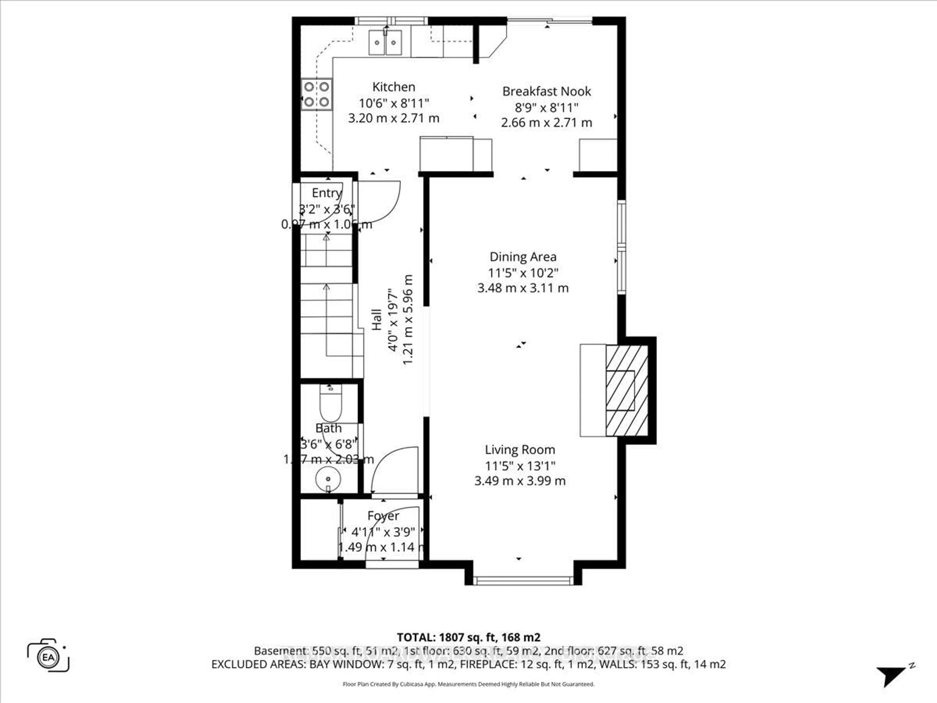 Floor plan for 280 Park Grove Dr, Ottawa Ontario K1E 2T1