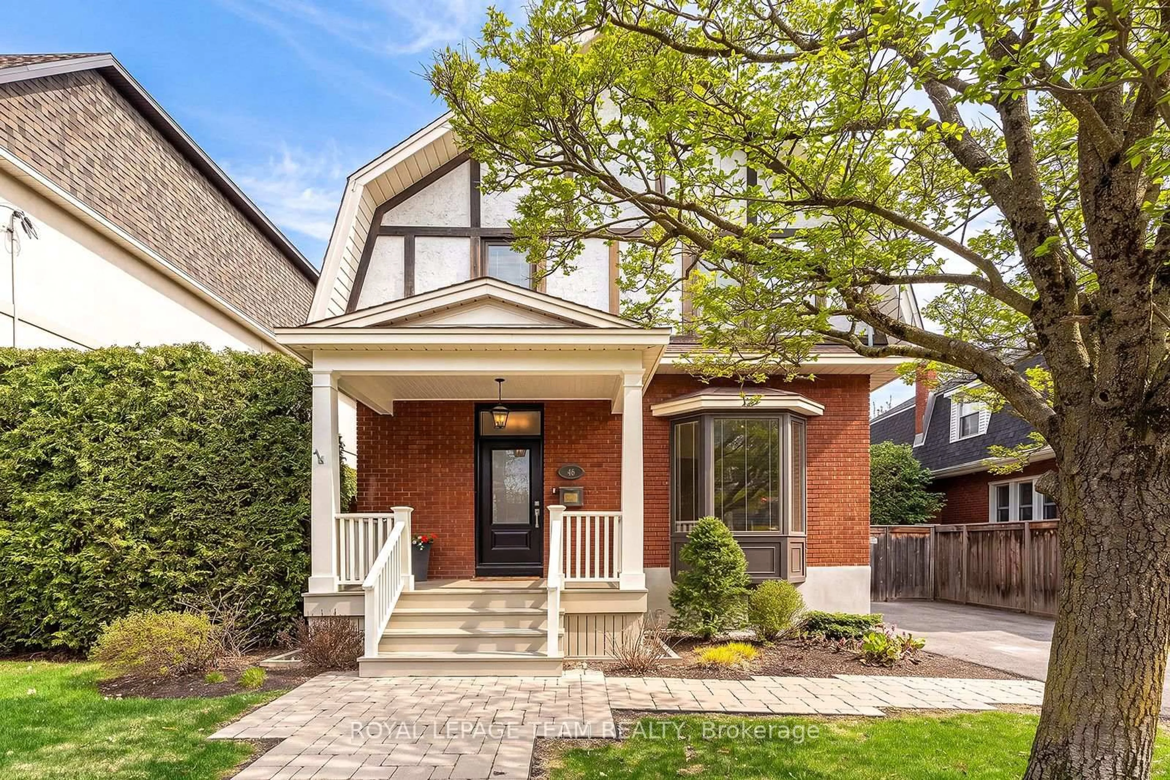 Home with brick exterior material, street for 46 Ivy Cres, Ottawa Ontario K1M 1X6