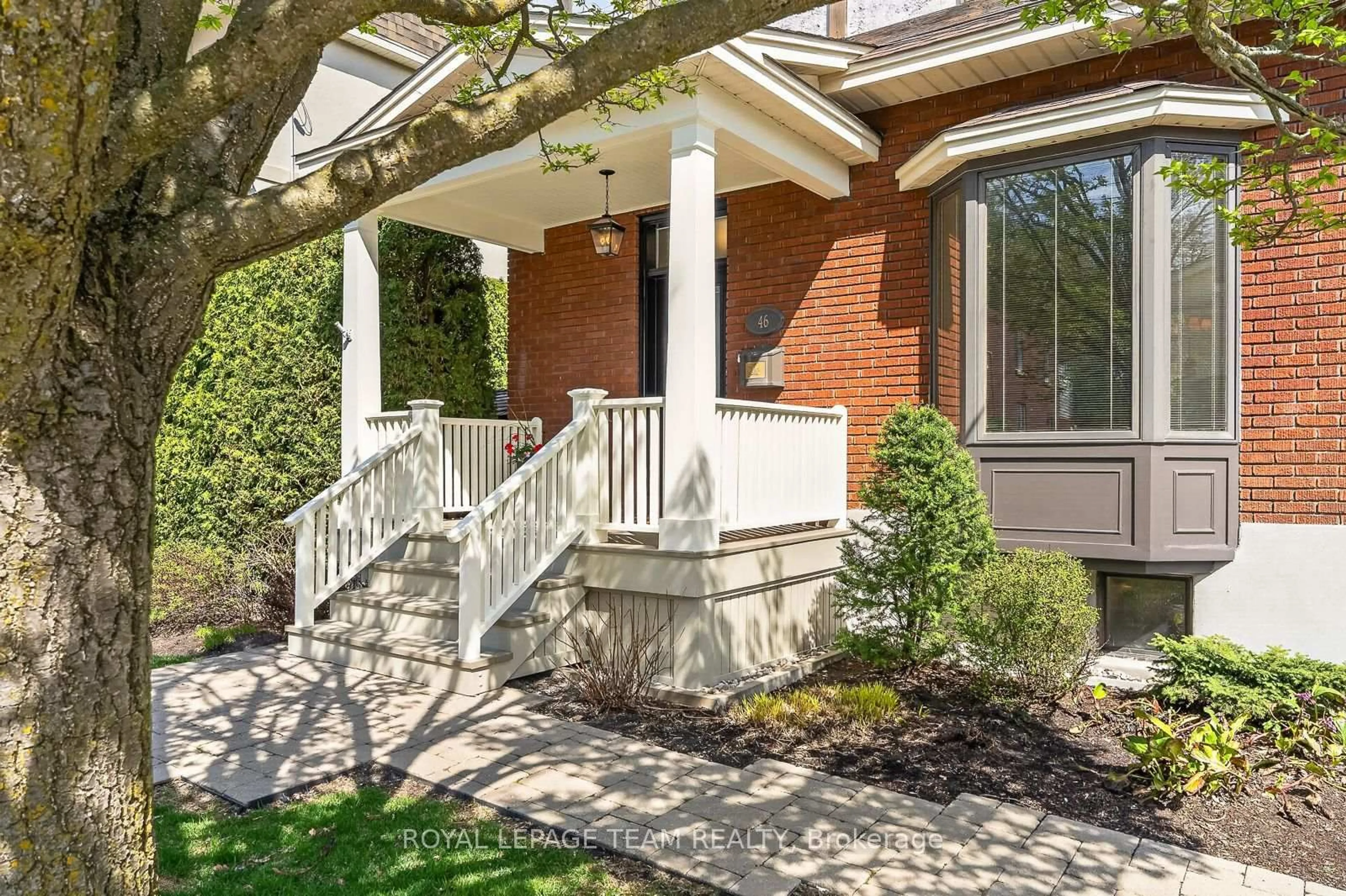 Home with brick exterior material, street for 46 Ivy Cres, Ottawa Ontario K1M 1X6
