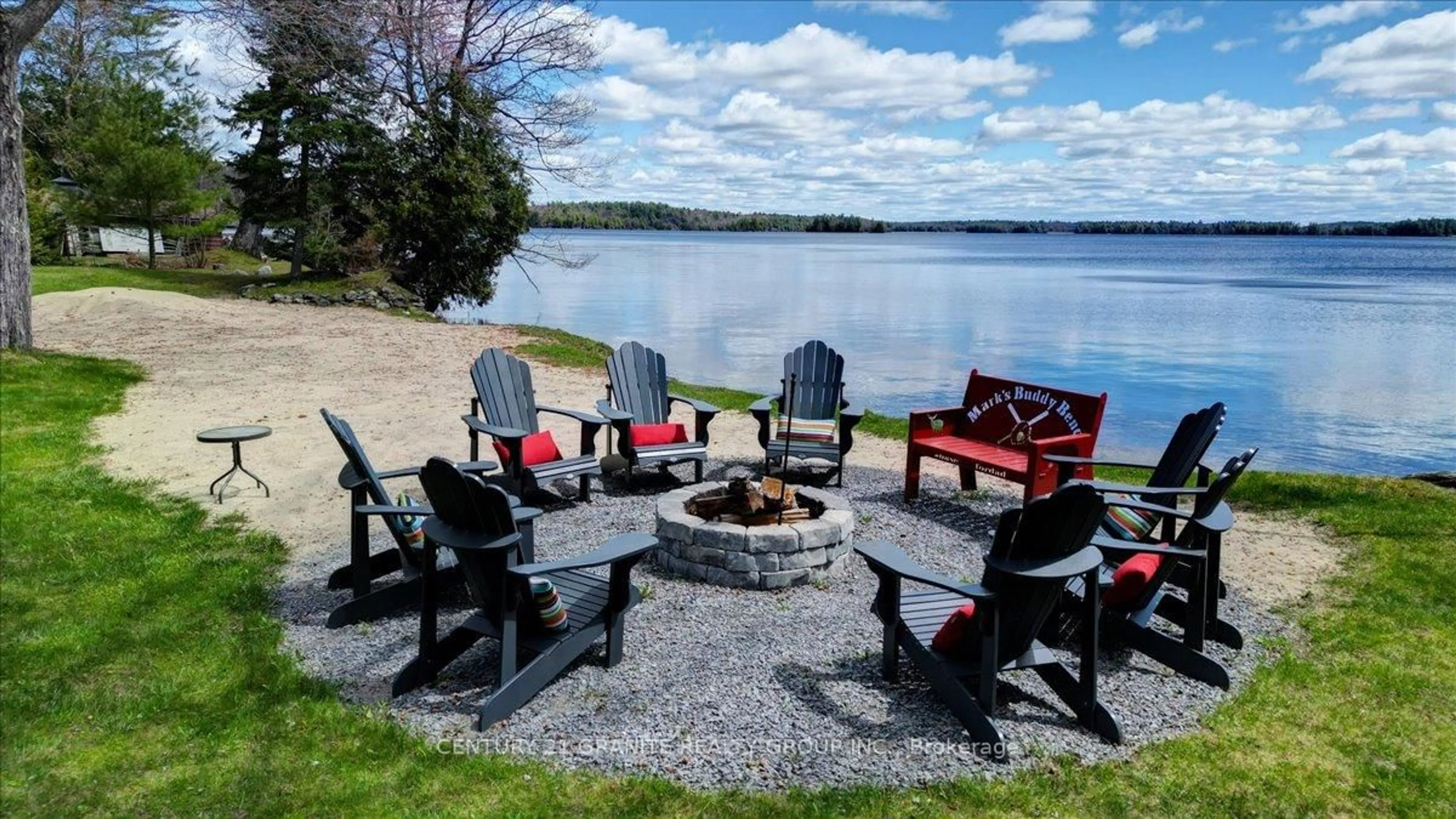 Patio, water/lake/river/ocean view for 1012 Black Rd, Arden Ontario K0H 1B0