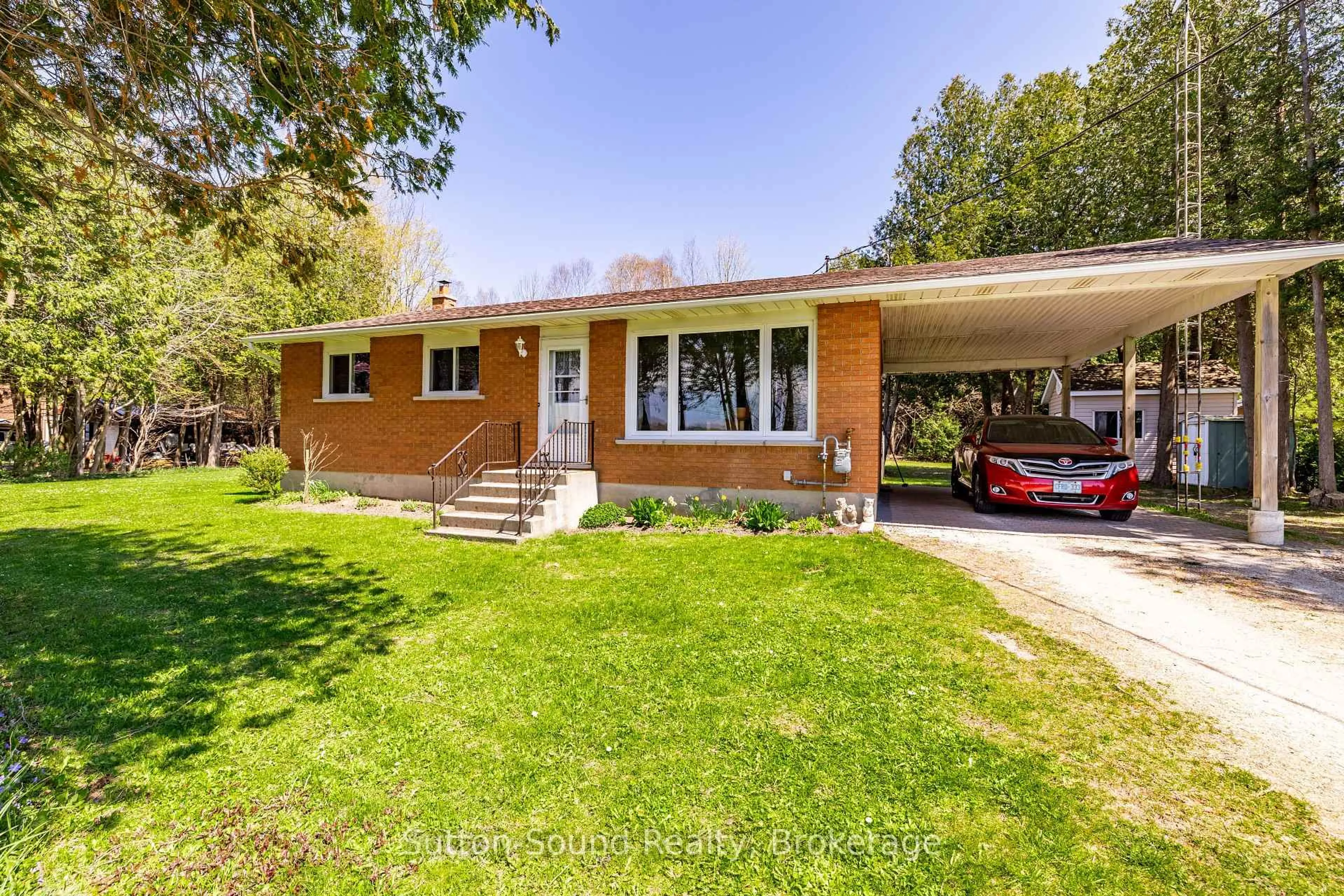 Home with brick exterior material, street for 19589 Highway 6 Highway, South Bruce Peninsula Ontario N0H 2T0