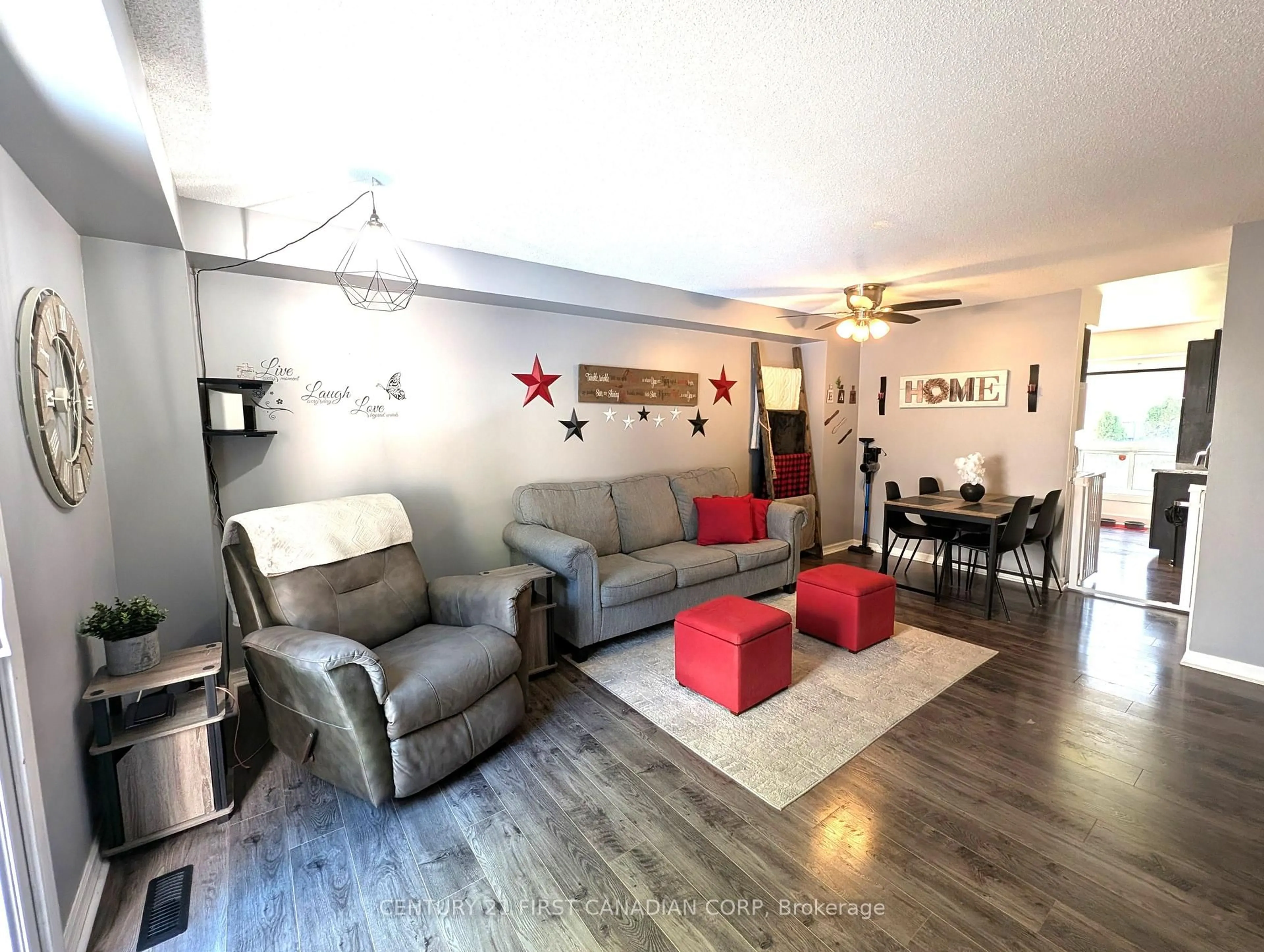 Living room with furniture, unknown for 110 Deveron Cres #49, London South Ontario N5Z 4W7