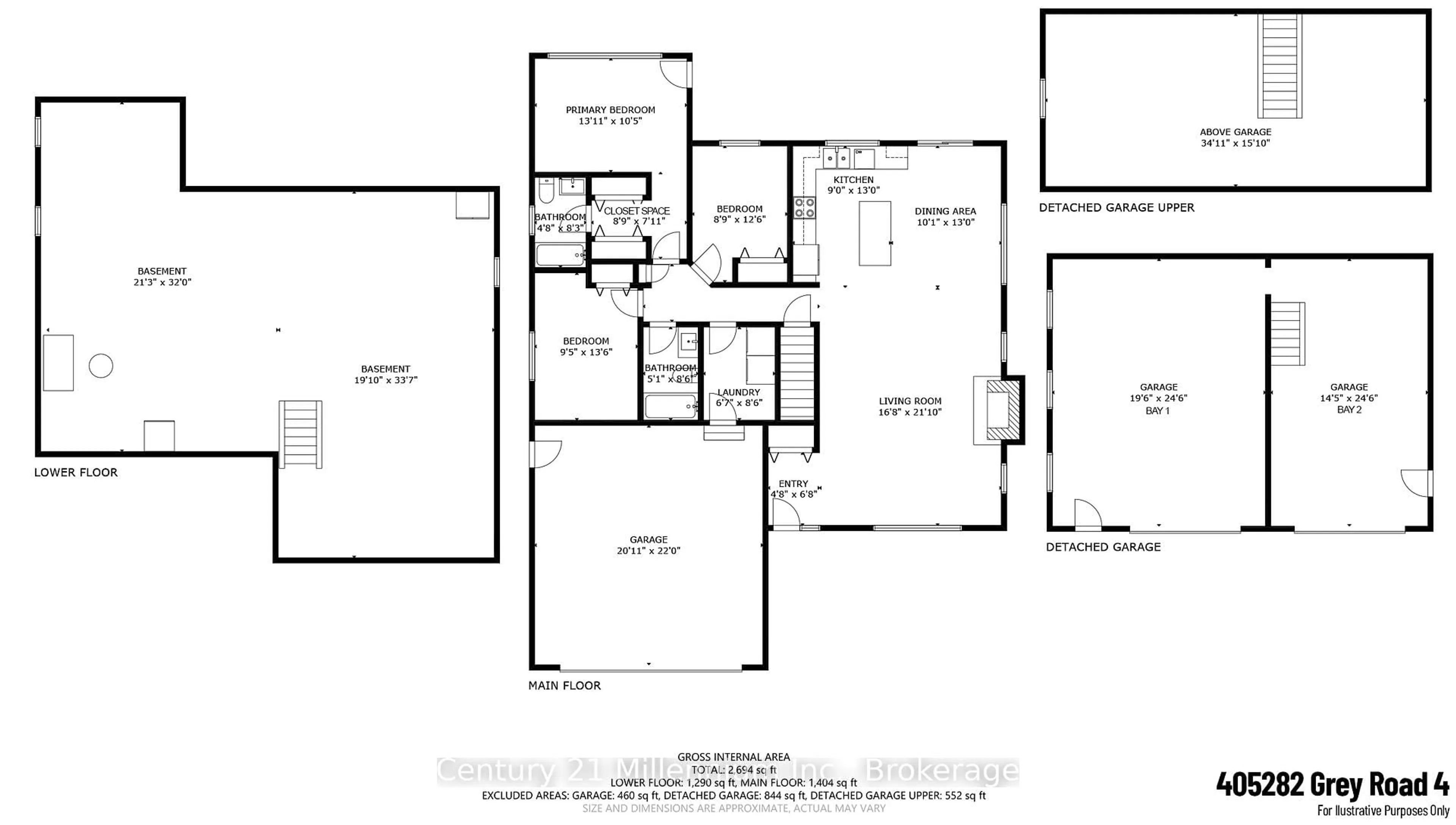 Floor plan for 405282 Grey Road 4, R.R.# 3, Grey Highlands Ontario N0C 1K0