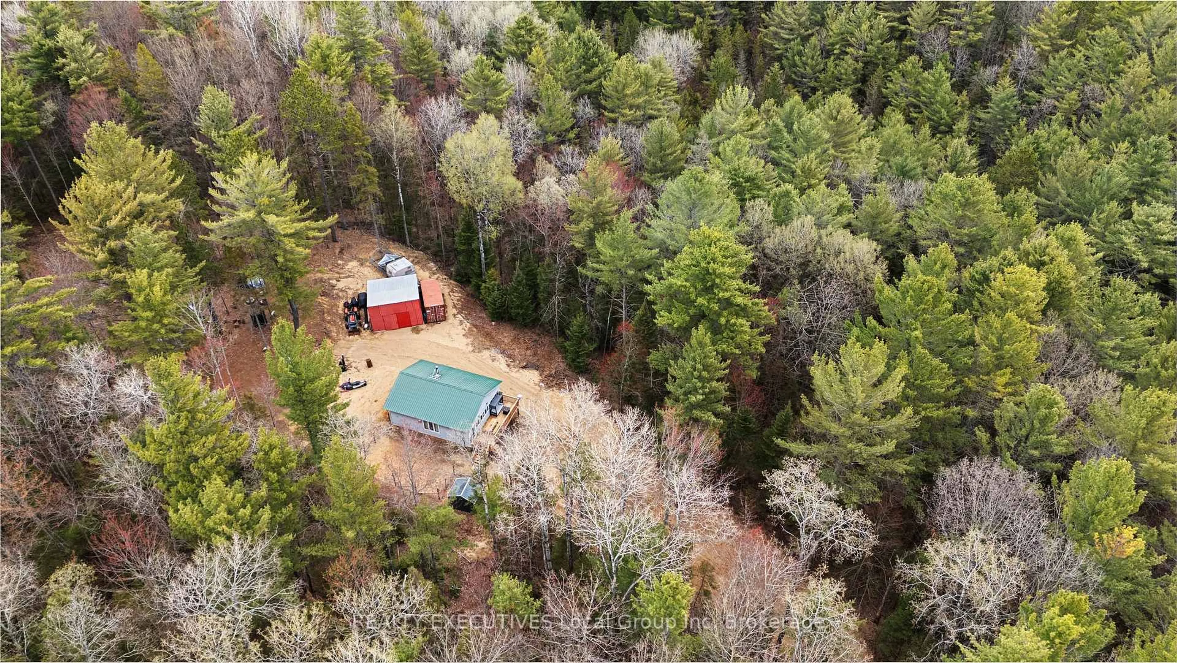 A pic from outside/outdoor area/front of a property/back of a property/a pic from drone, forest/trees view for LOT 31 PIONEER Rd, Bonfield Ontario P0H 2E0