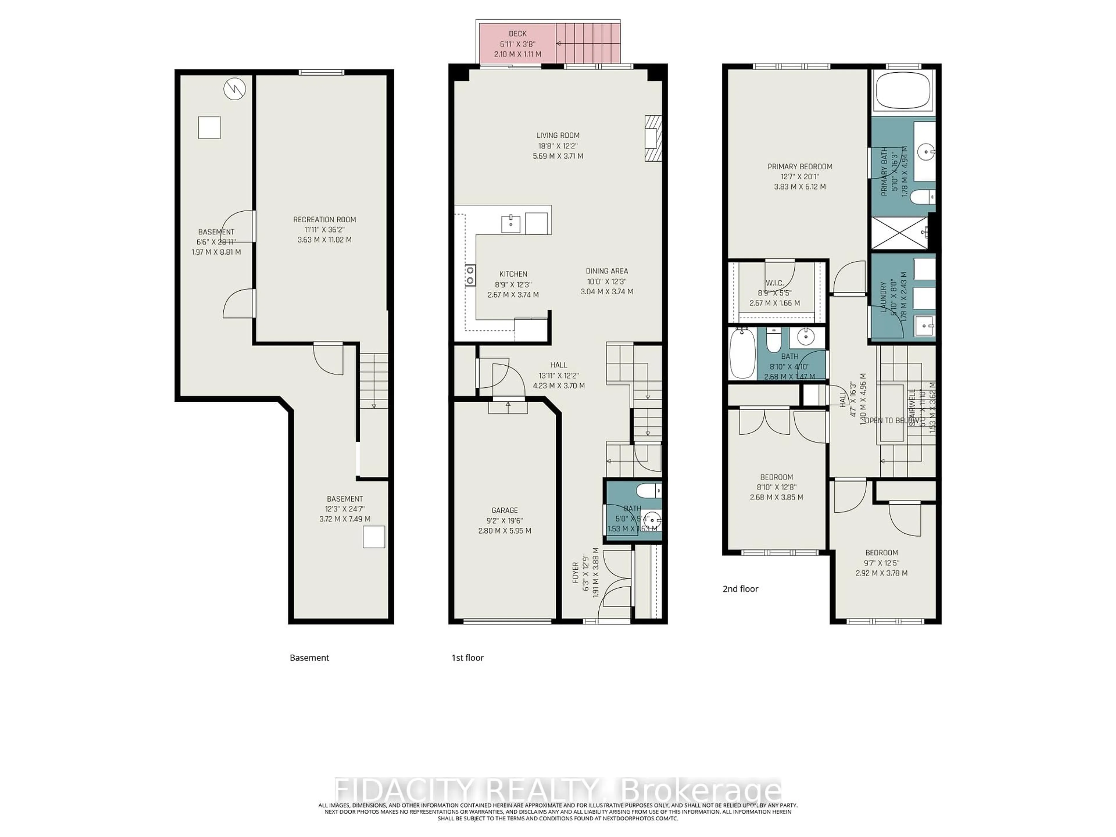 Floor plan for 303 Lipizzaner St, Ottawa Ontario K2S 0X8