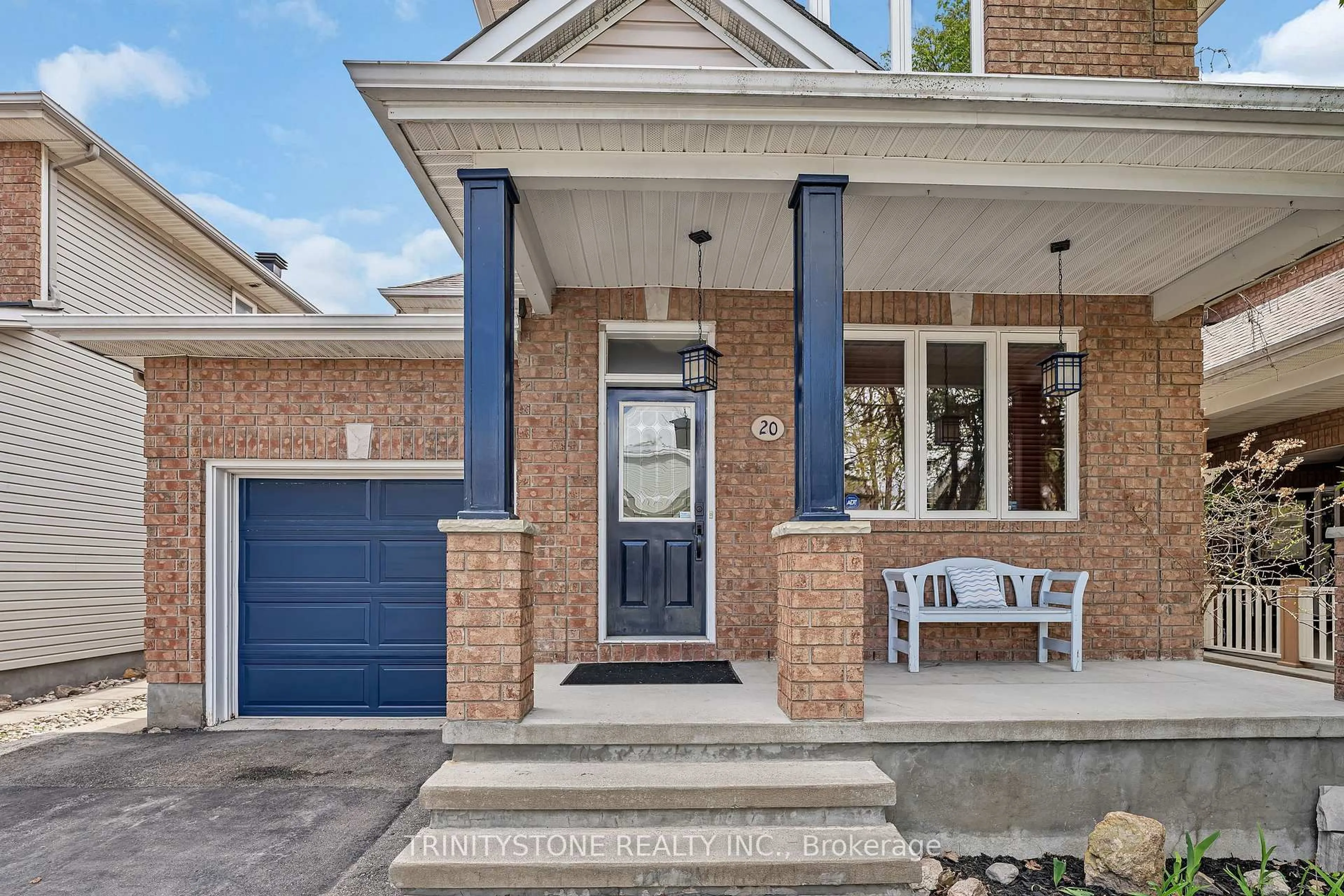 Home with brick exterior material, street for 20 Birkendale Dr, Kanata Ontario K2K 2X6