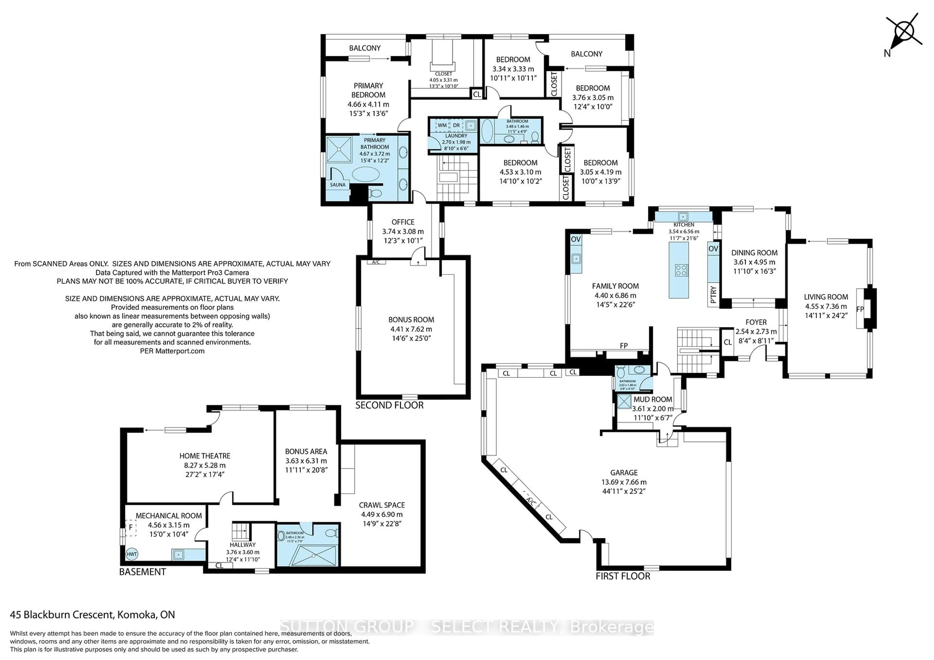 Floor plan for 45 Blackburn Cres, Middlesex Centre Ontario N0L 1R0