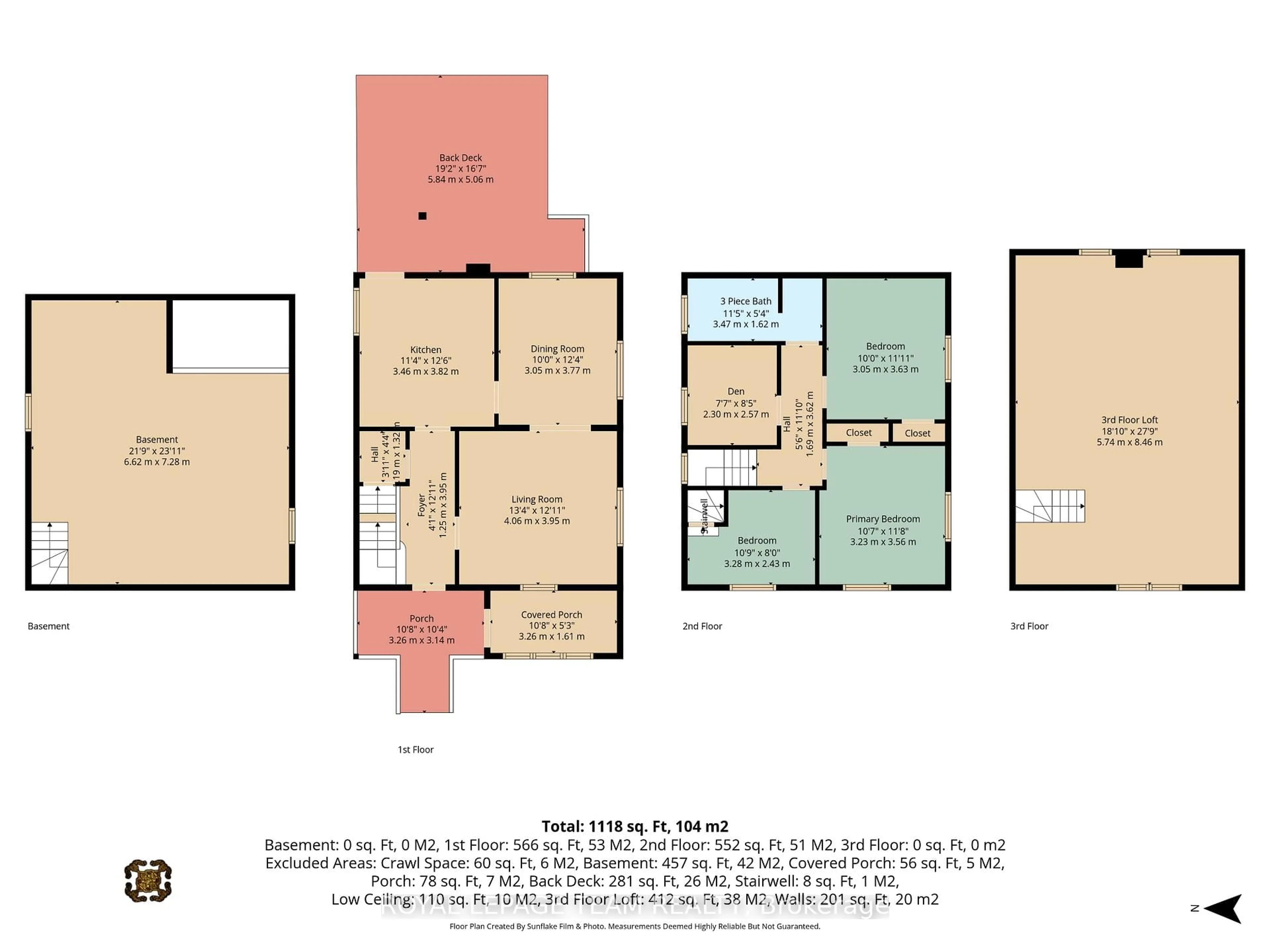 Floor plan for 23 George St, Smiths Falls Ontario K7A 1Y3