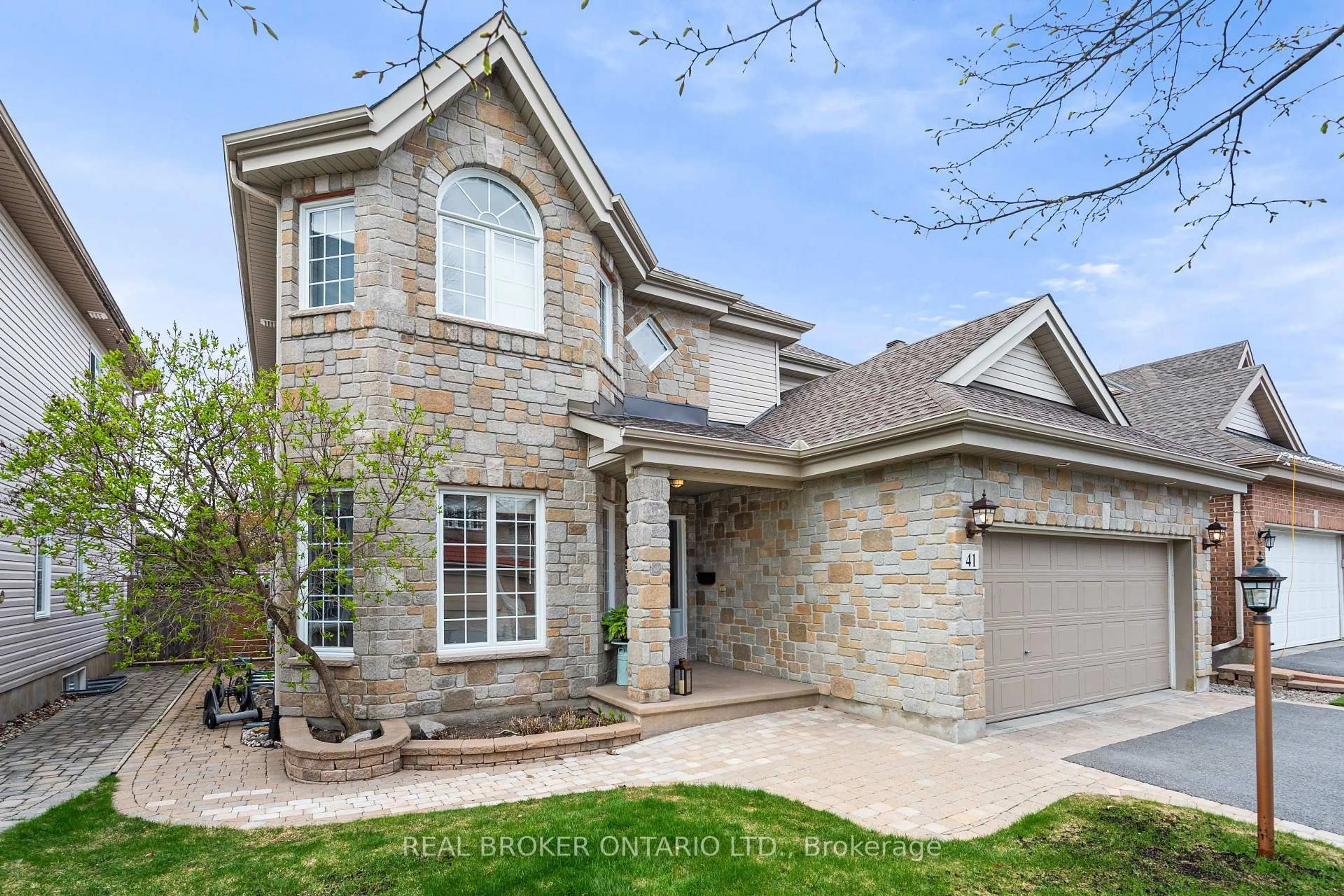 Home with brick exterior material, street for 41 Golder's Green Lane, Ottawa Ontario K2J 5G2