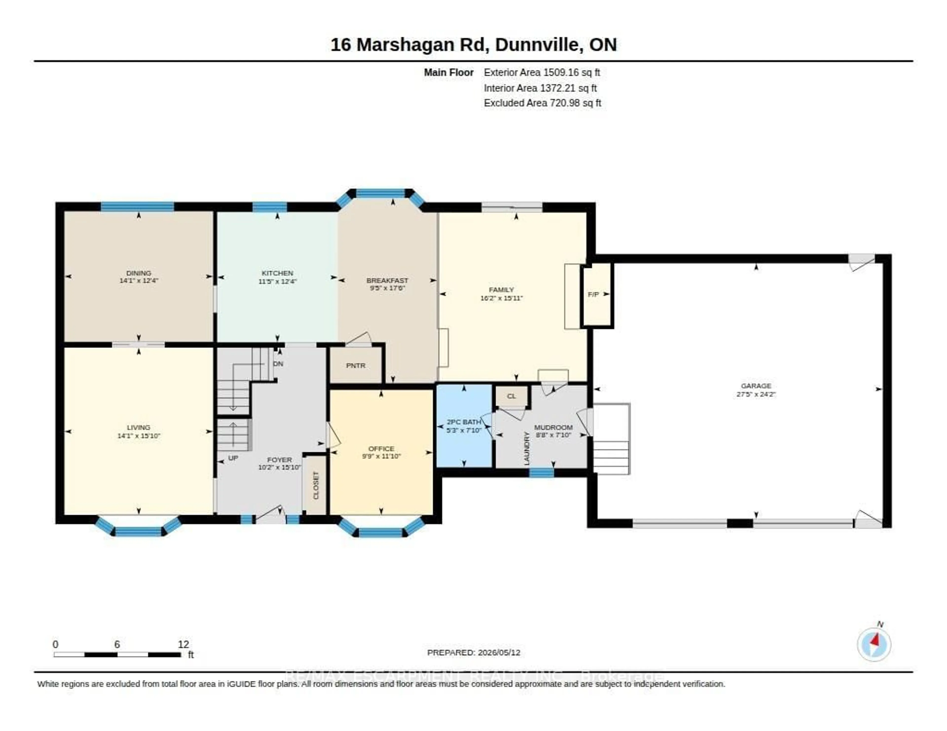 Floor plan for 16 MARSHAGEN Rd, Haldimand Ontario N1A 2W2