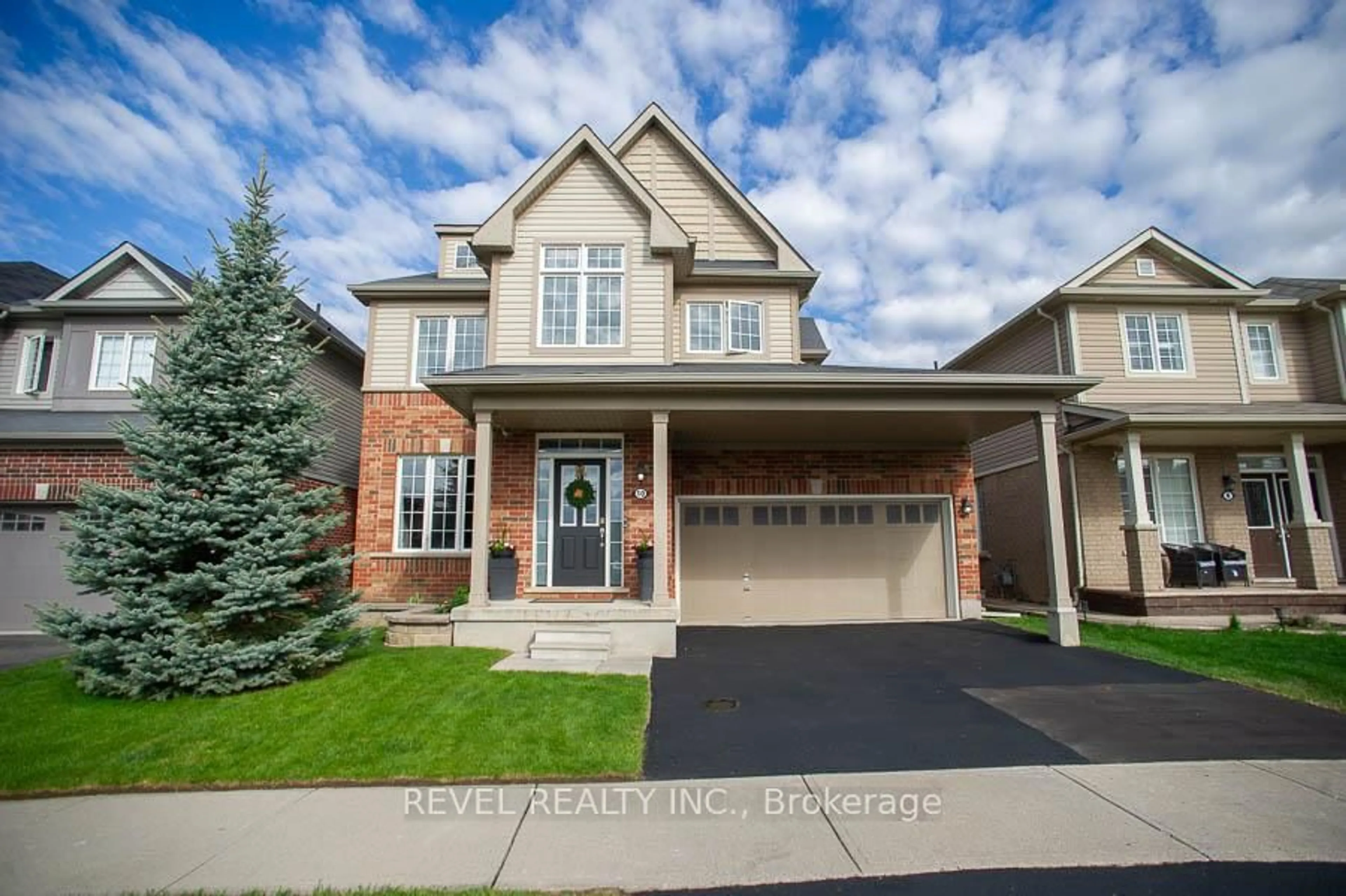 Home with brick exterior material, street for 10 Bisset Ave, Brantford Ontario N3T 0H2