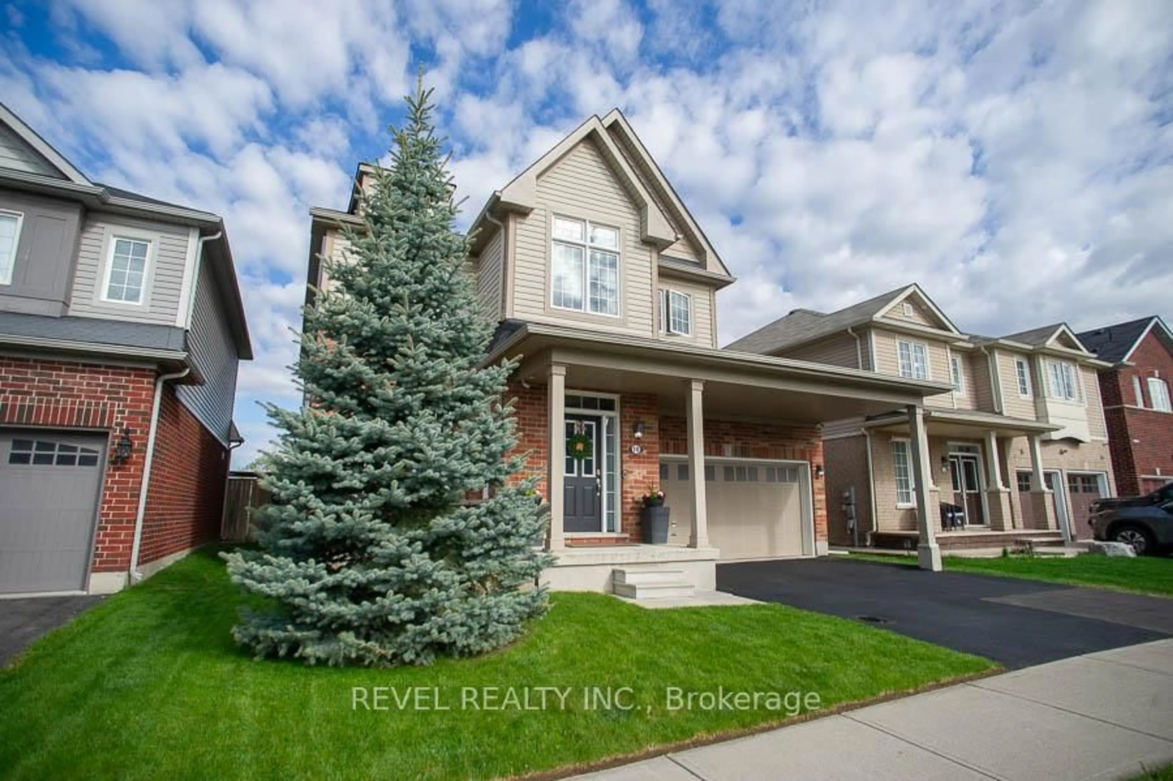 Home with brick exterior material, street for 10 Bisset Ave, Brantford Ontario N3T 0H2