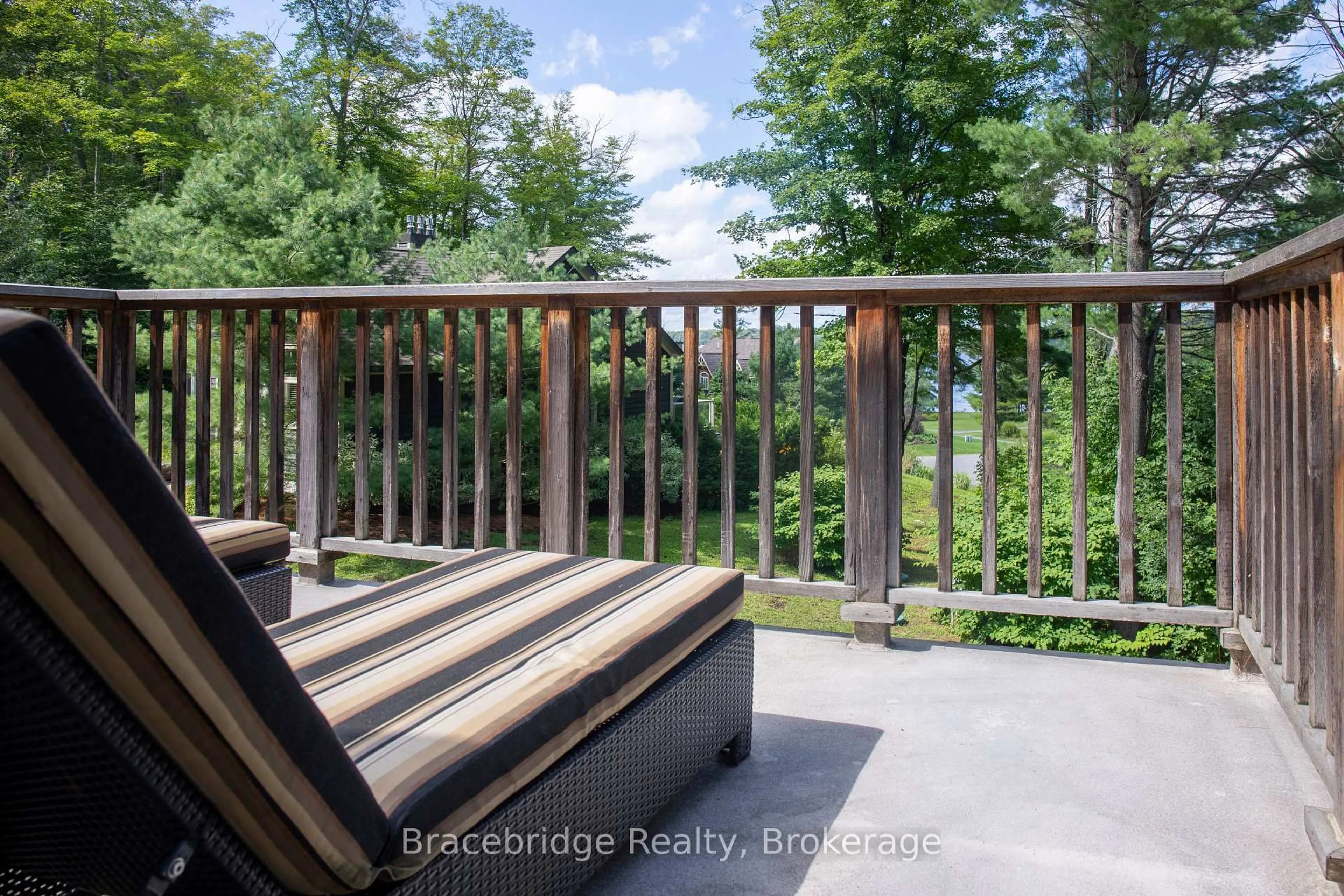 Patio, water/lake/river/ocean view for 3876 Muskoka Rd 118 Highway #Sandfield 9 W3, Muskoka Lakes Ontario P0B 1J0