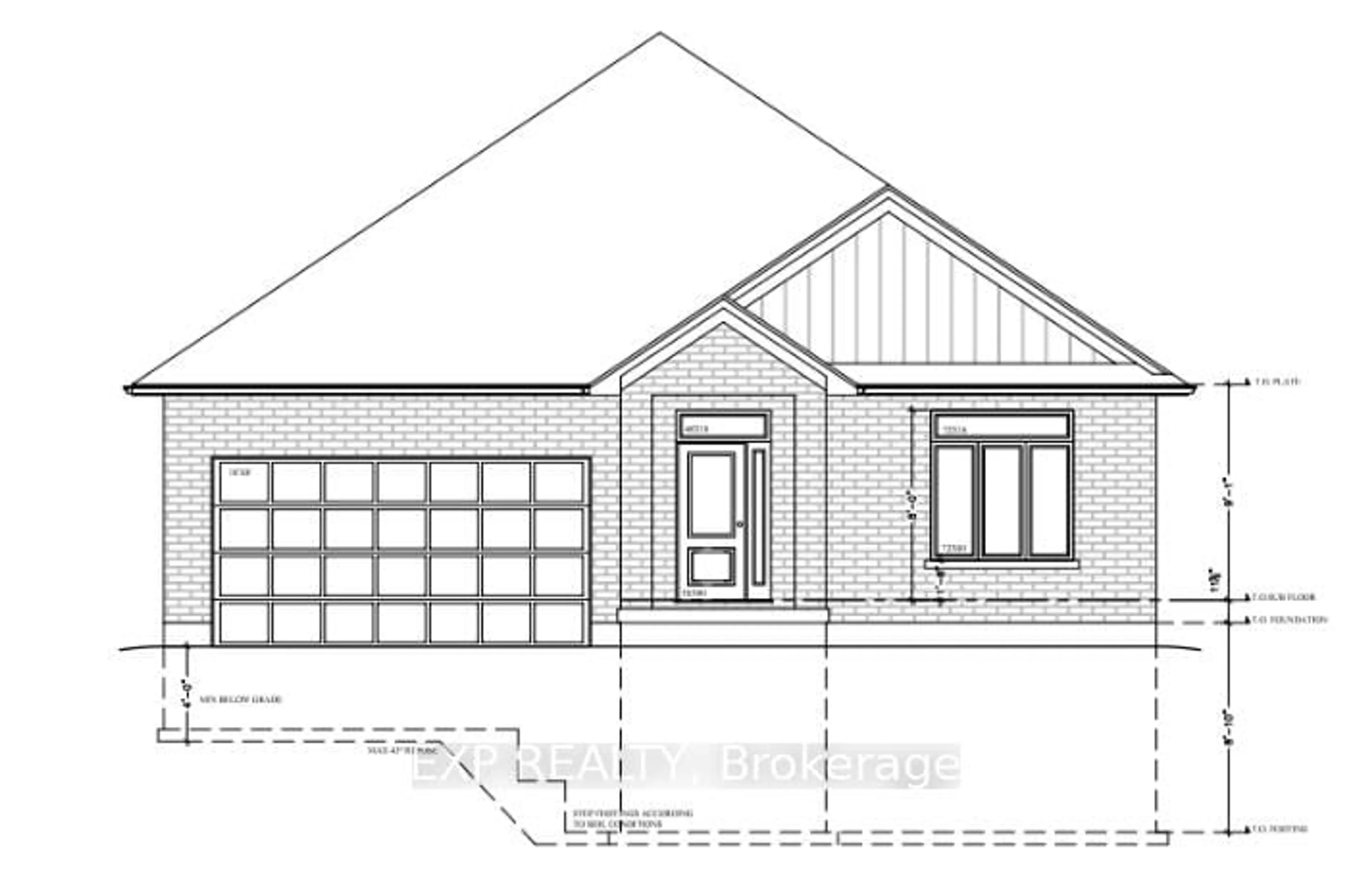 Home with brick exterior material, building for 72 Dearing Dr #Lot 17, South Huron Ontario N0M 1T0