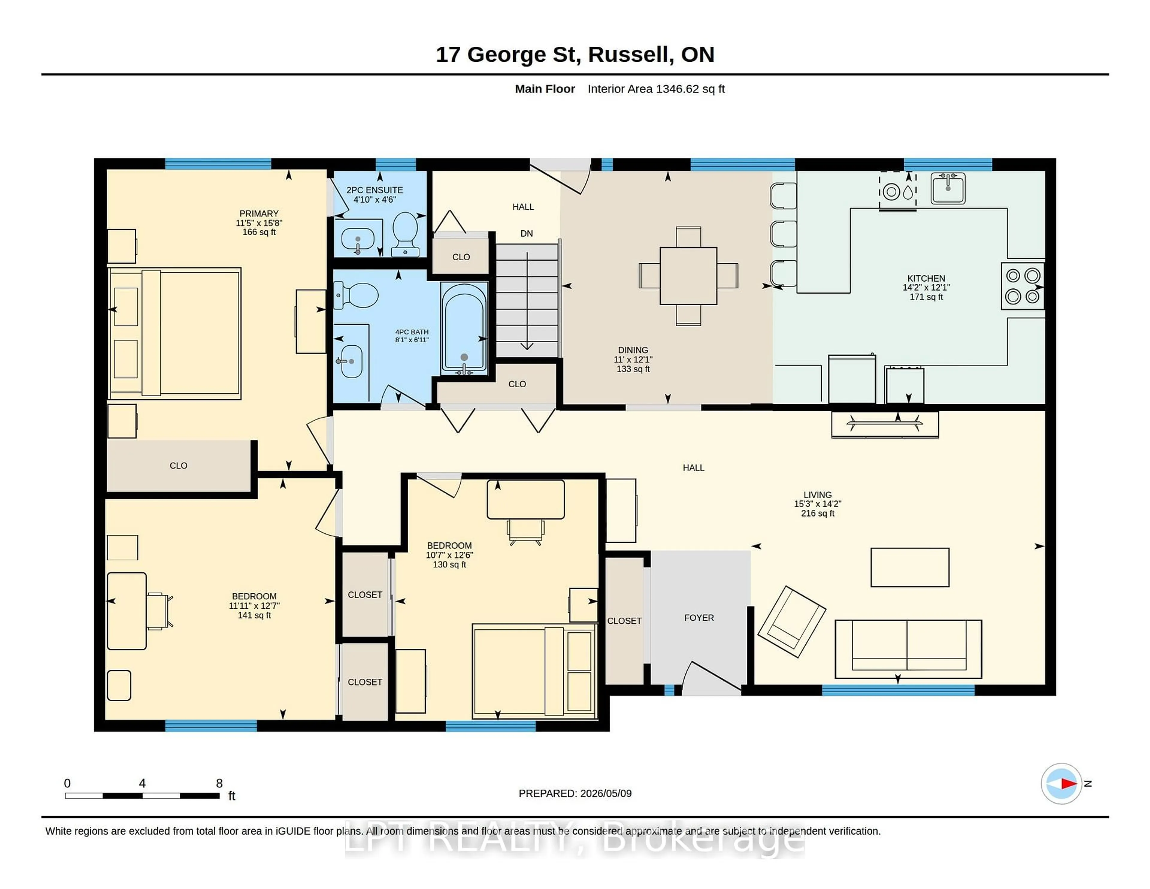 Floor plan for 17 George St, Russell Ontario K4R 1B9