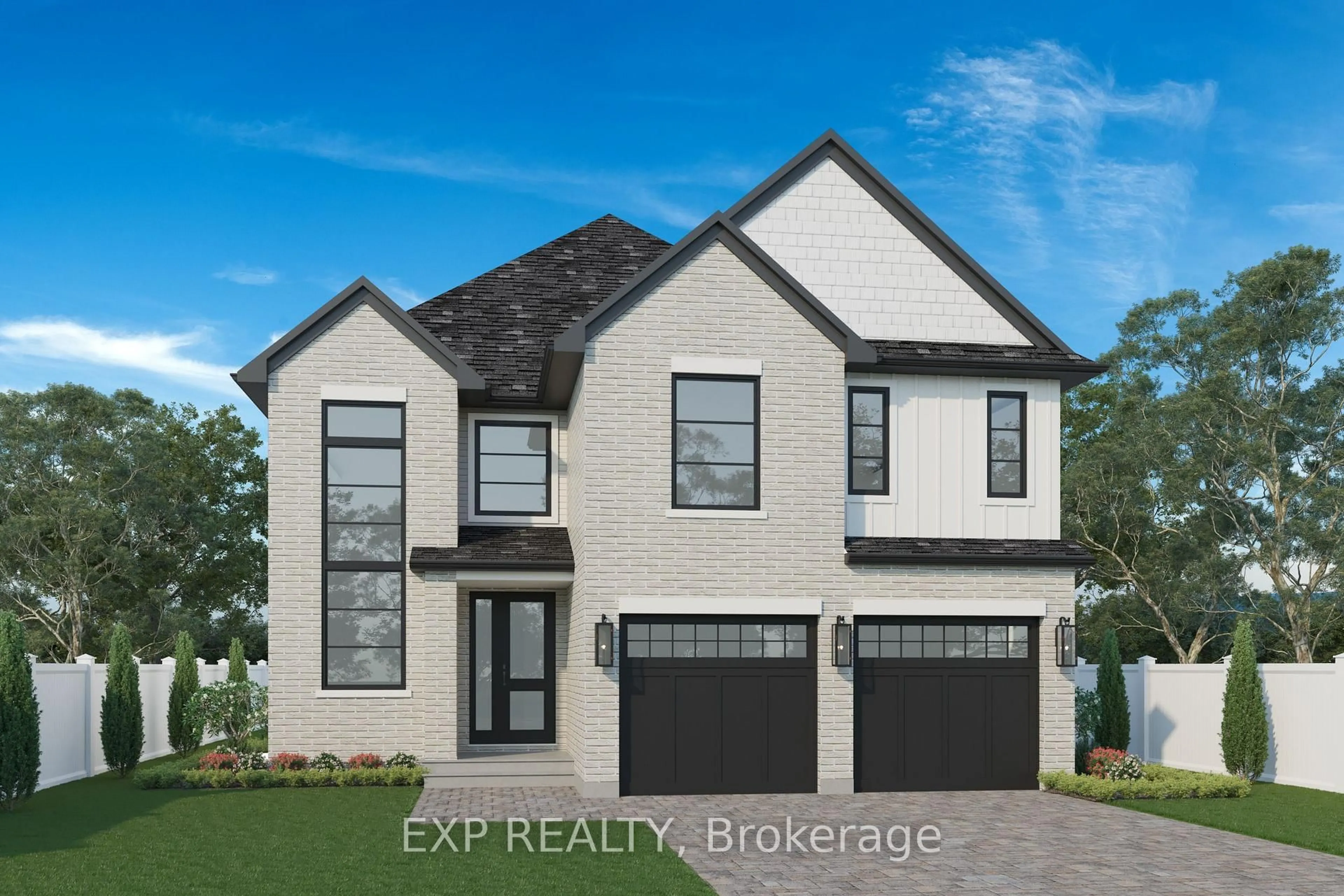 Home with brick exterior material, street for 66 Benner Blvd, Middlesex Centre Ontario N0L 1R0