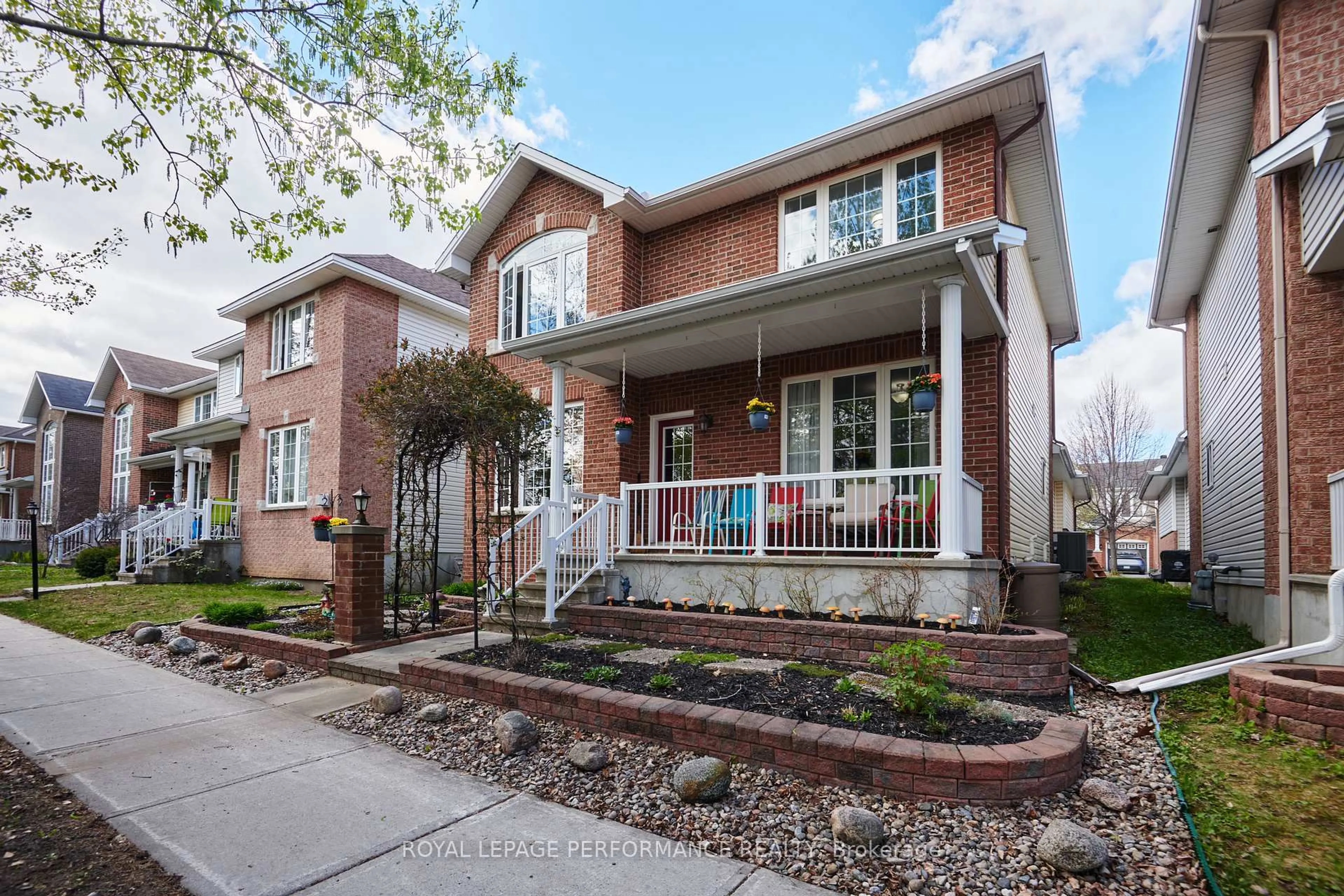 Home with brick exterior material, street for 317 Parkin Circ, Ottawa Ontario K1T 4G6
