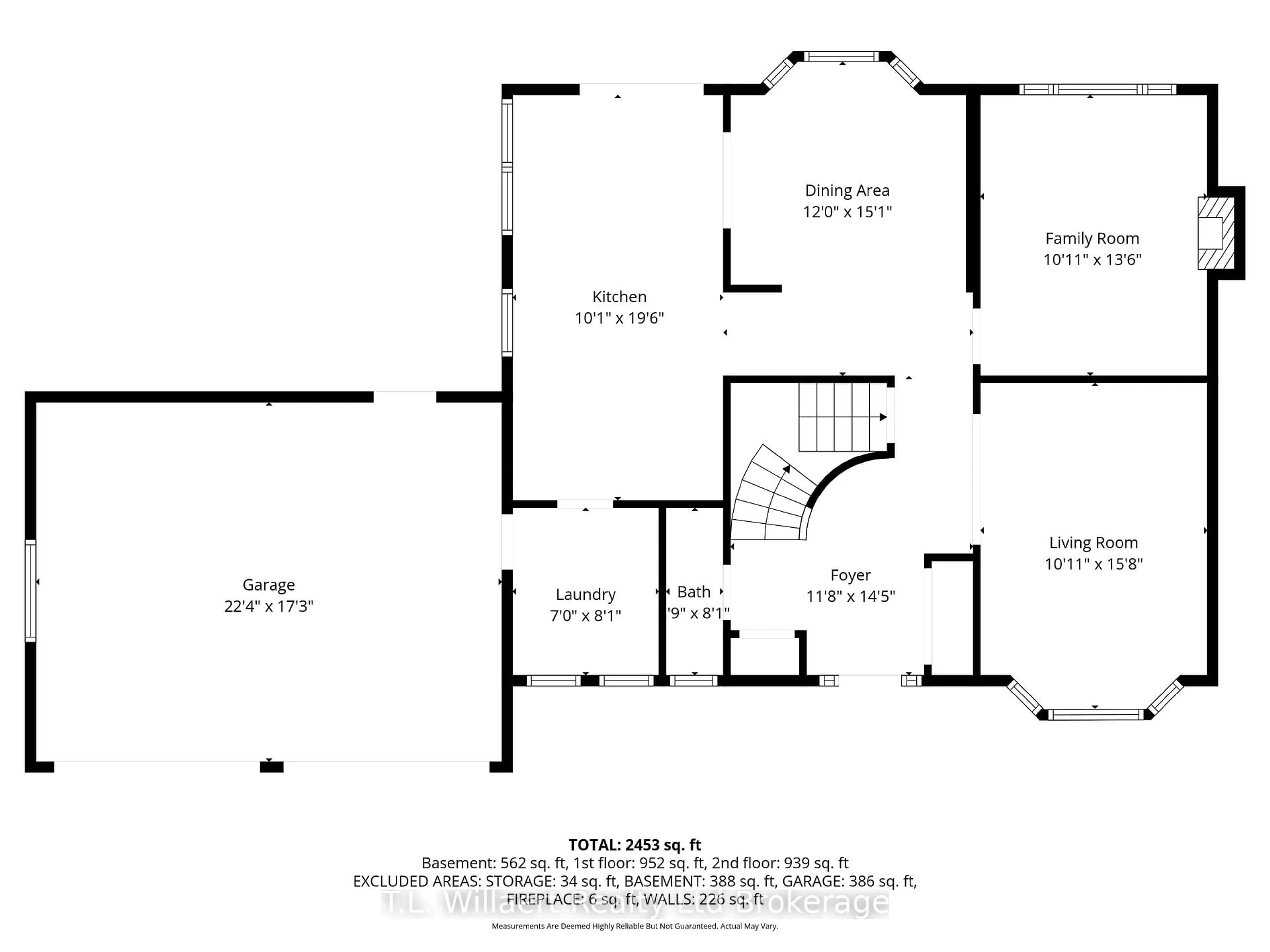 Floor plan for 10 Woodside Dr, Tillsonburg Ontario N4G 5P9