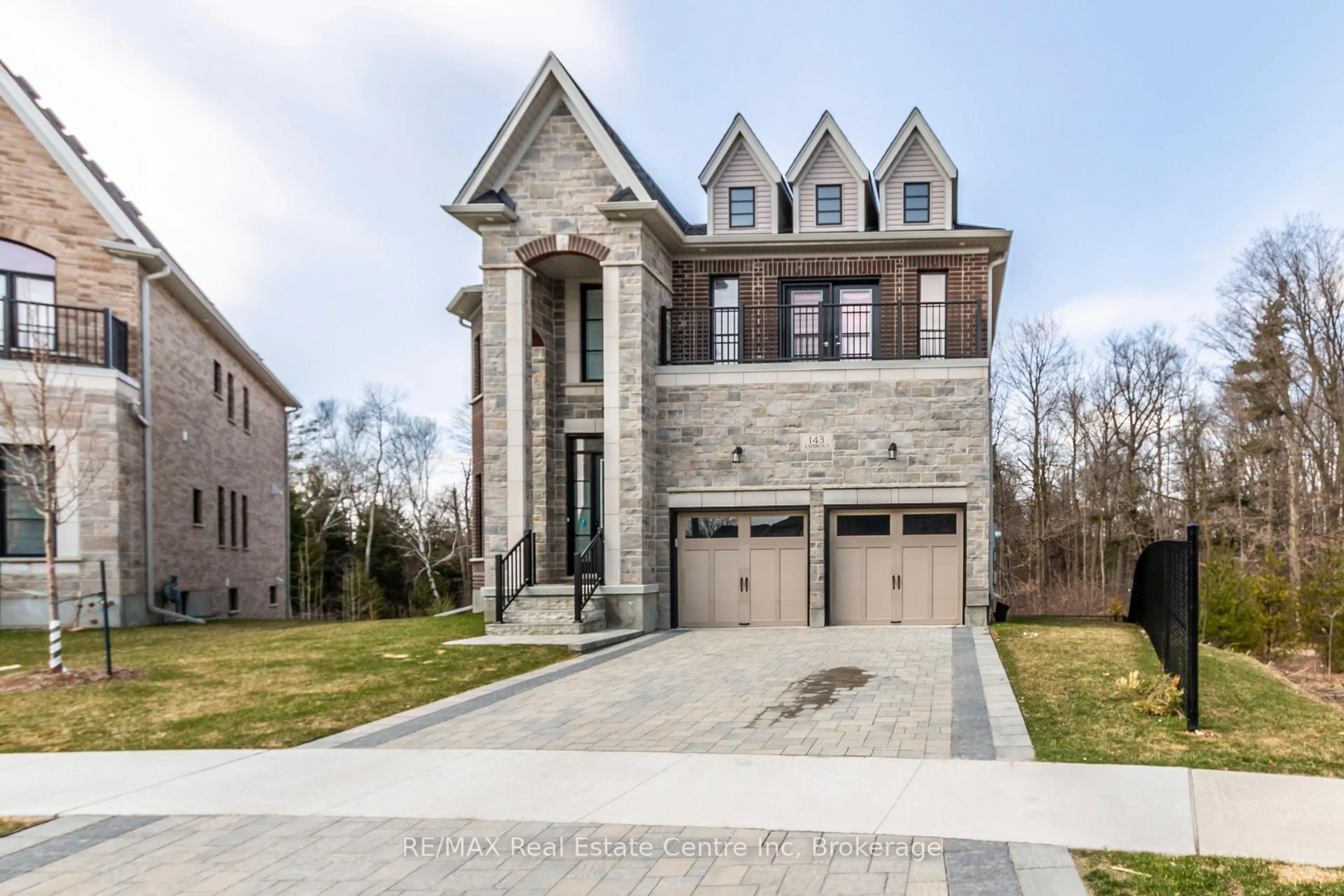 Home with brick exterior material, street for 143 Ambrous Cres, Guelph Ontario N1L 1H6